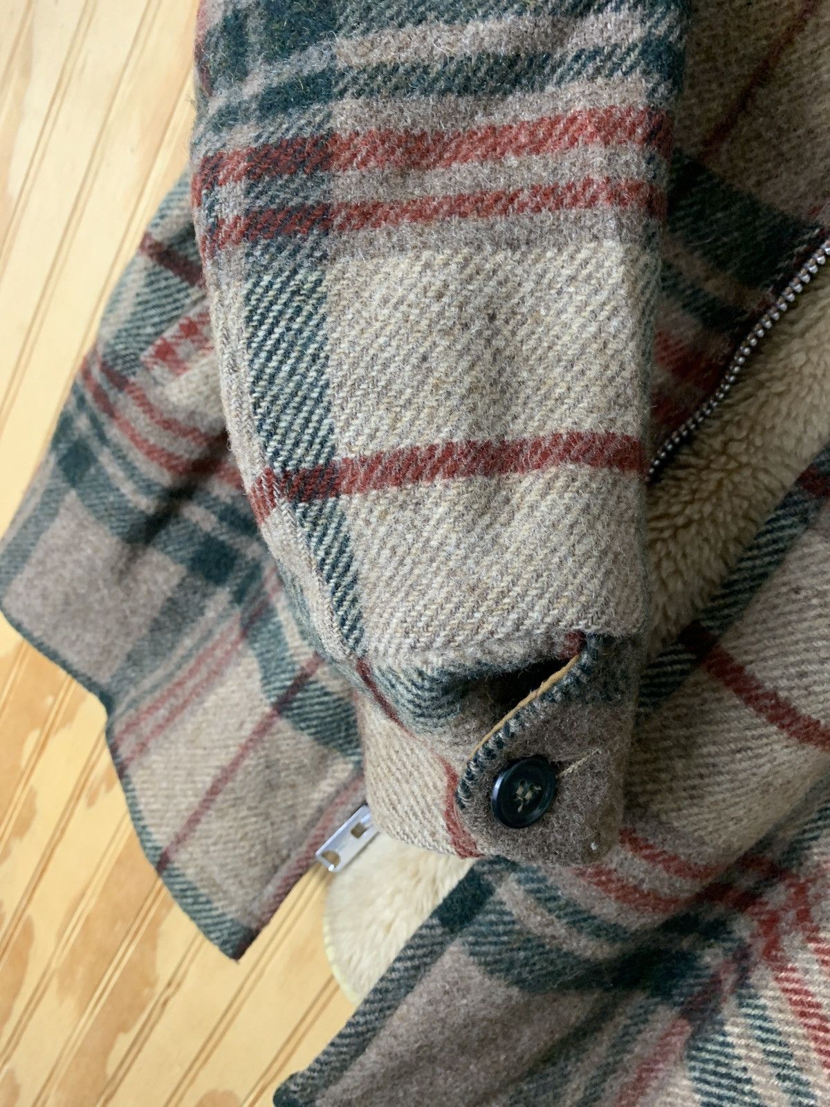 Rare Vintage 60’s Woolrich Fur Lined Wool Jacket
