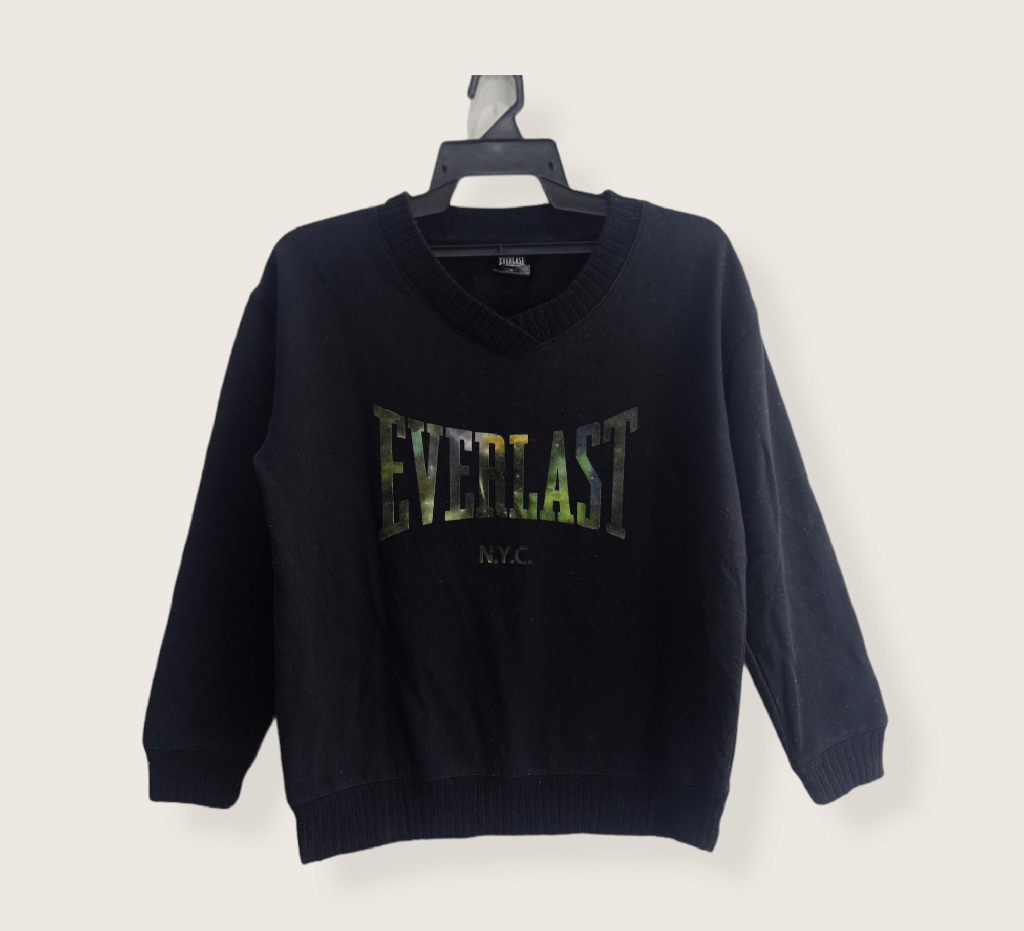 image of Everlast Nyc Black Sweatshirts, Men's (Size Medium)