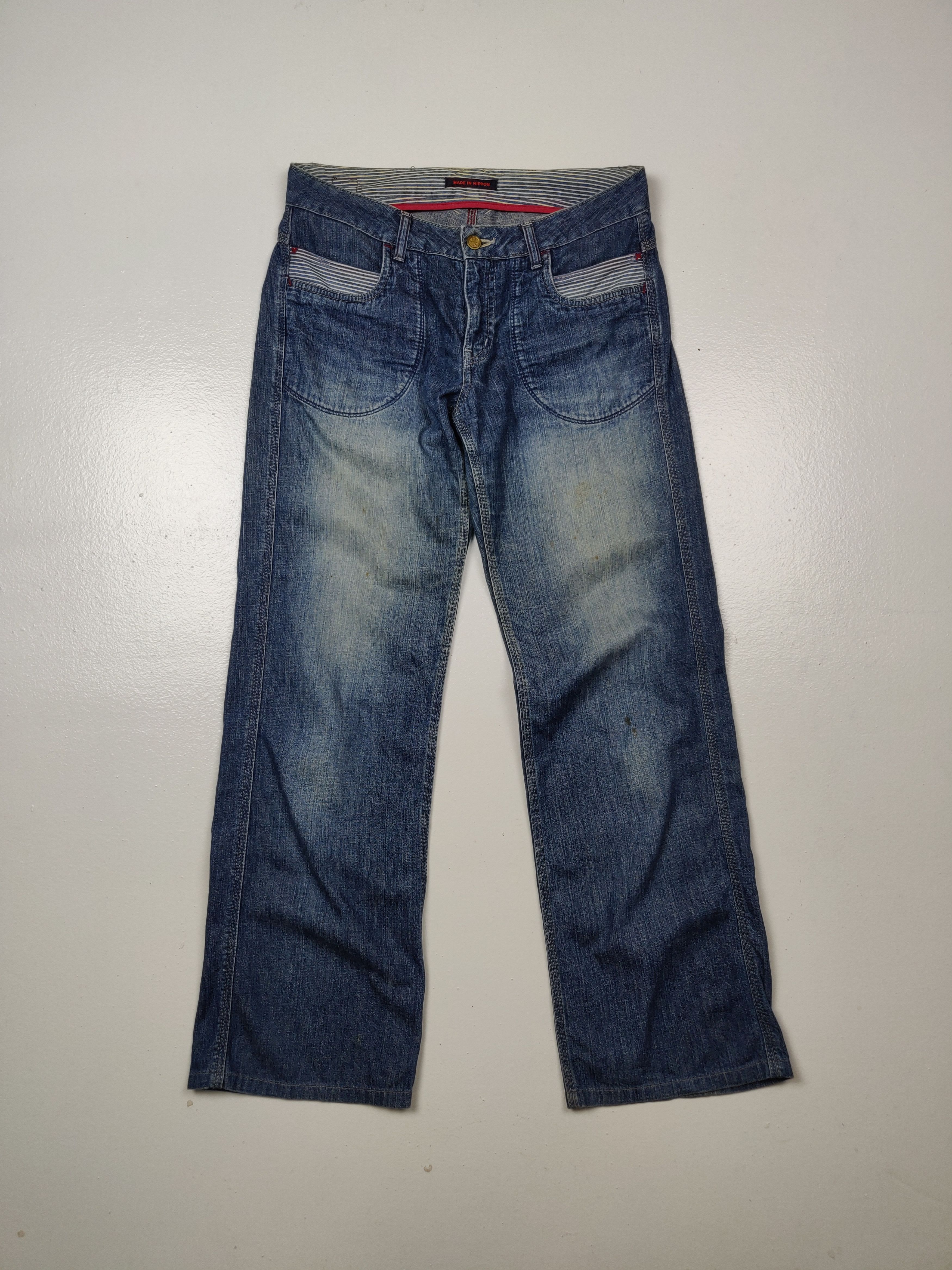Japanese Brand 1984 Et Boite Casual Jeans Denim Pant Trousers Size US 31 - 2 Thumbnail