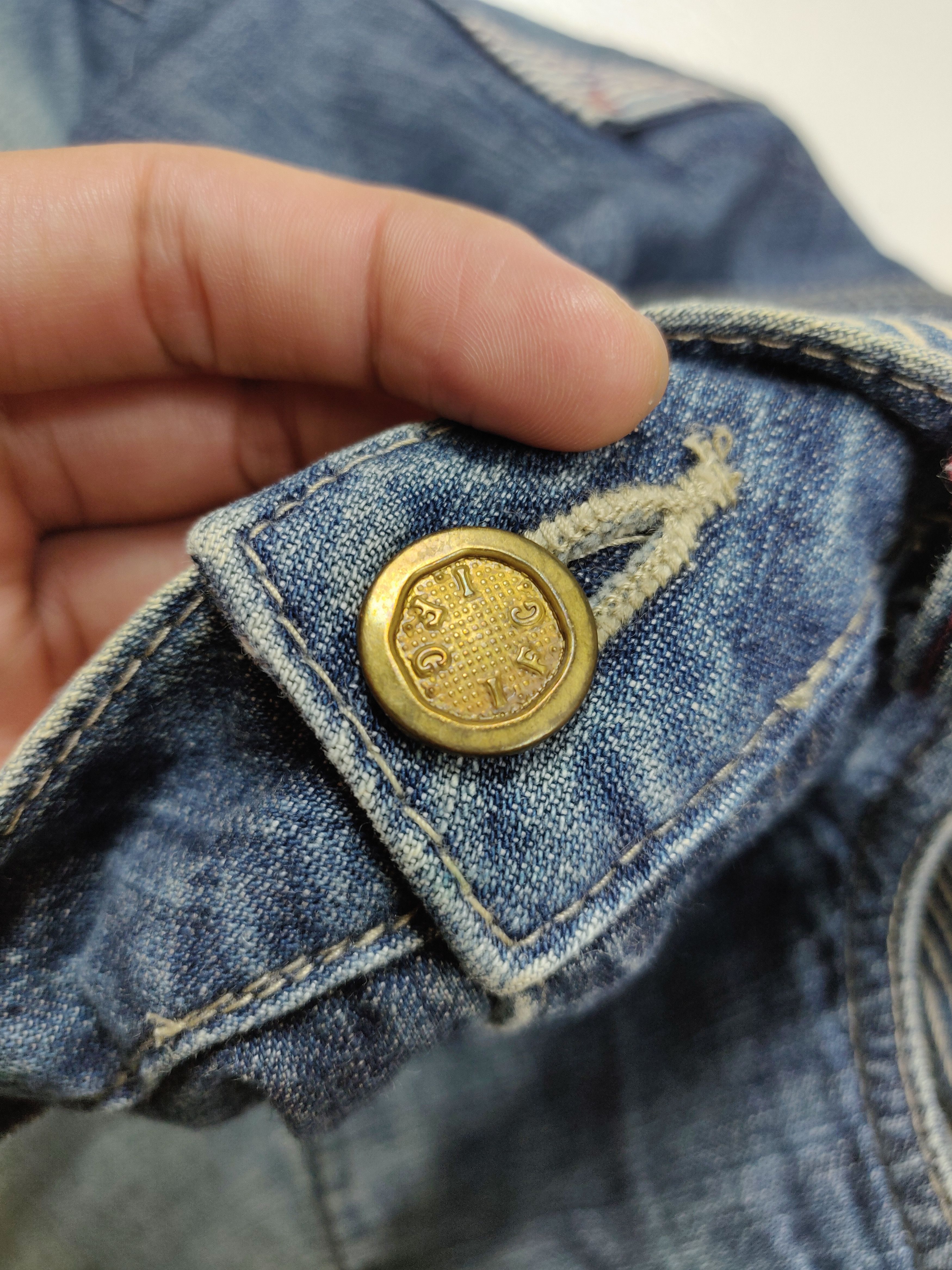 Japanese Brand 1984 Et Boite Casual Jeans Denim Pant Trousers Size US 31 - 8 Thumbnail
