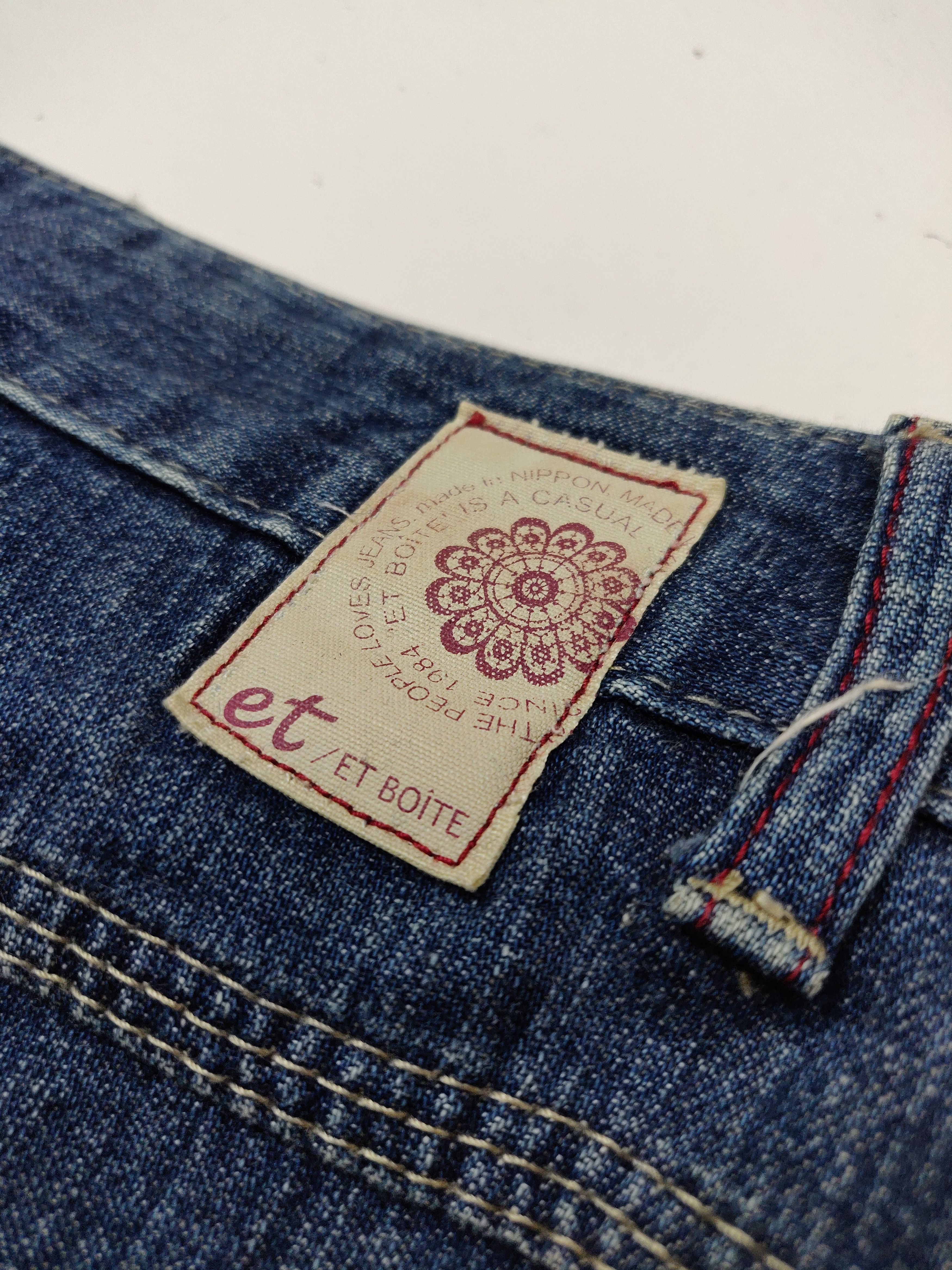 Japanese Brand 1984 Et Boite Casual Jeans Denim Pant Trousers Size US 31 - 13 Thumbnail