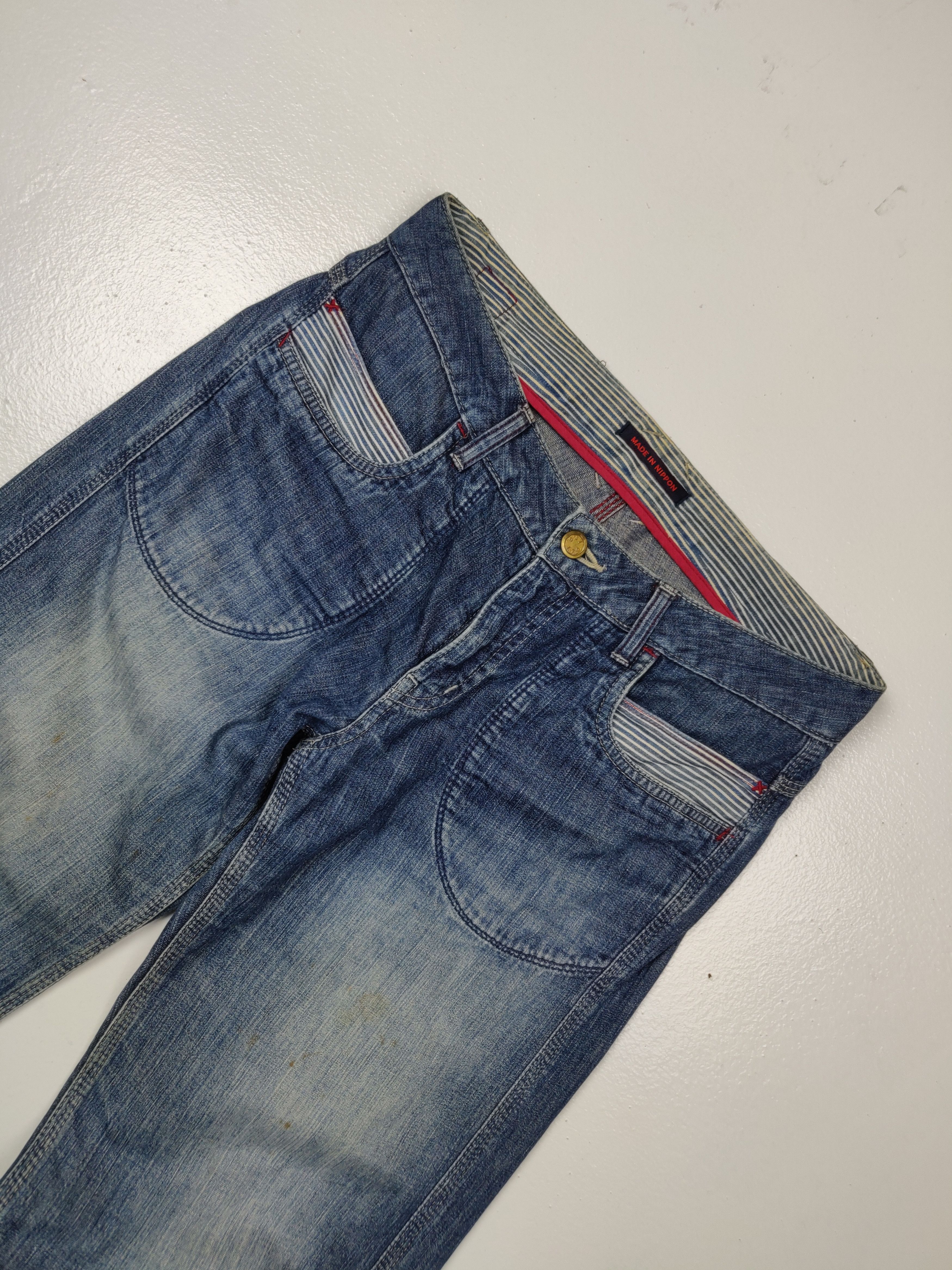 Japanese Brand 1984 Et Boite Casual Jeans Denim Pant Trousers Size US 31 - 3 Thumbnail