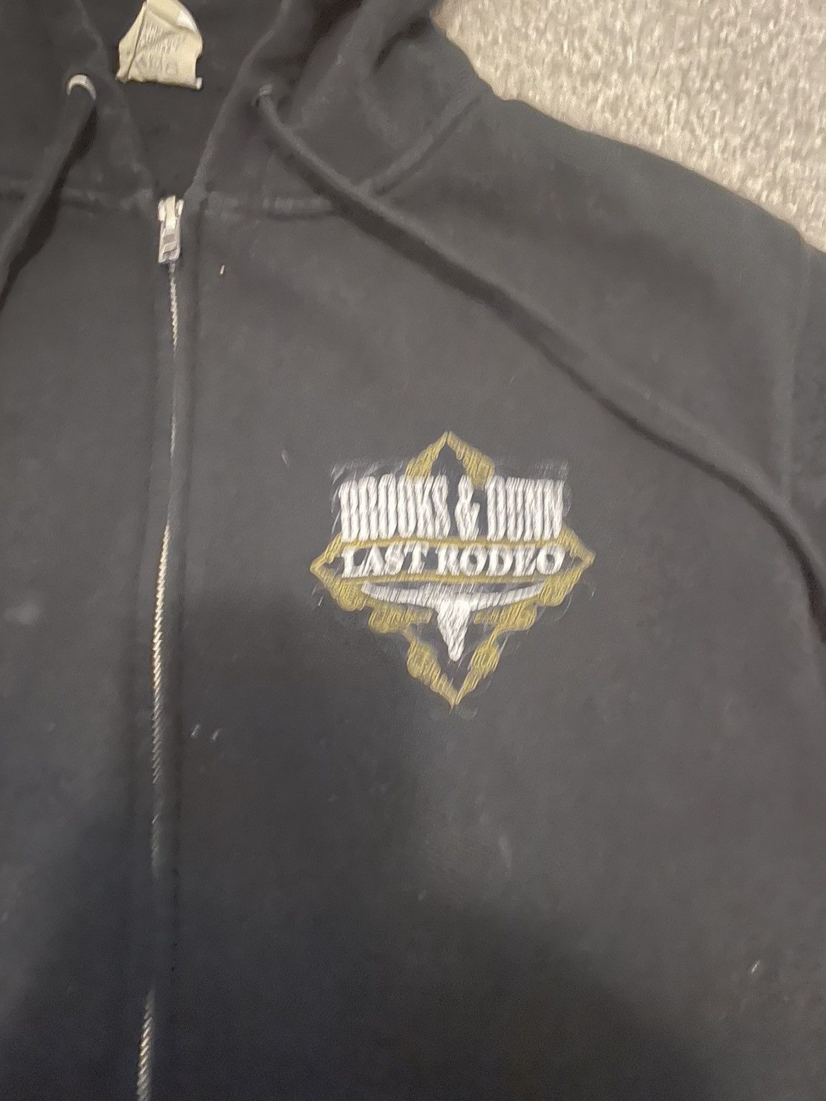 Band Tees Brooks And Dunn Last Rodeo Full Zip Hoodie Size US M / EU 48-50 / 2 - 5 Thumbnail