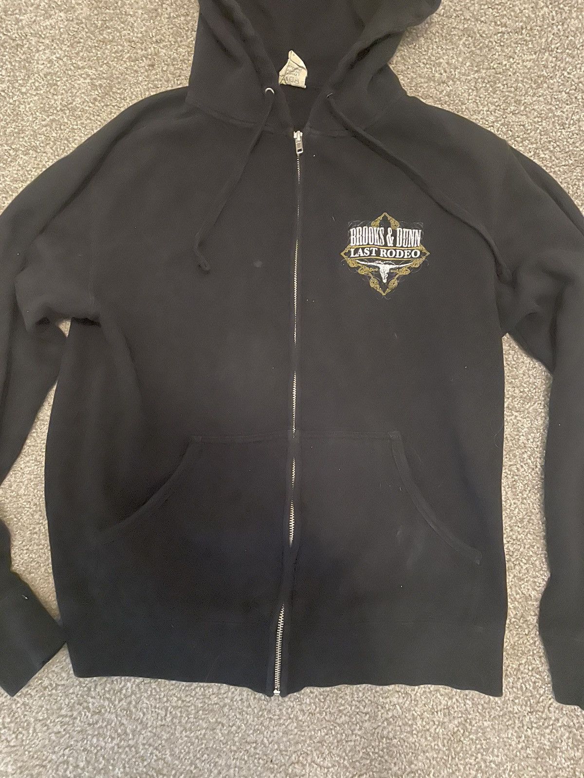 Band Tees Brooks And Dunn Last Rodeo Full Zip Hoodie Size US M / EU 48-50 / 2 - 4 Thumbnail