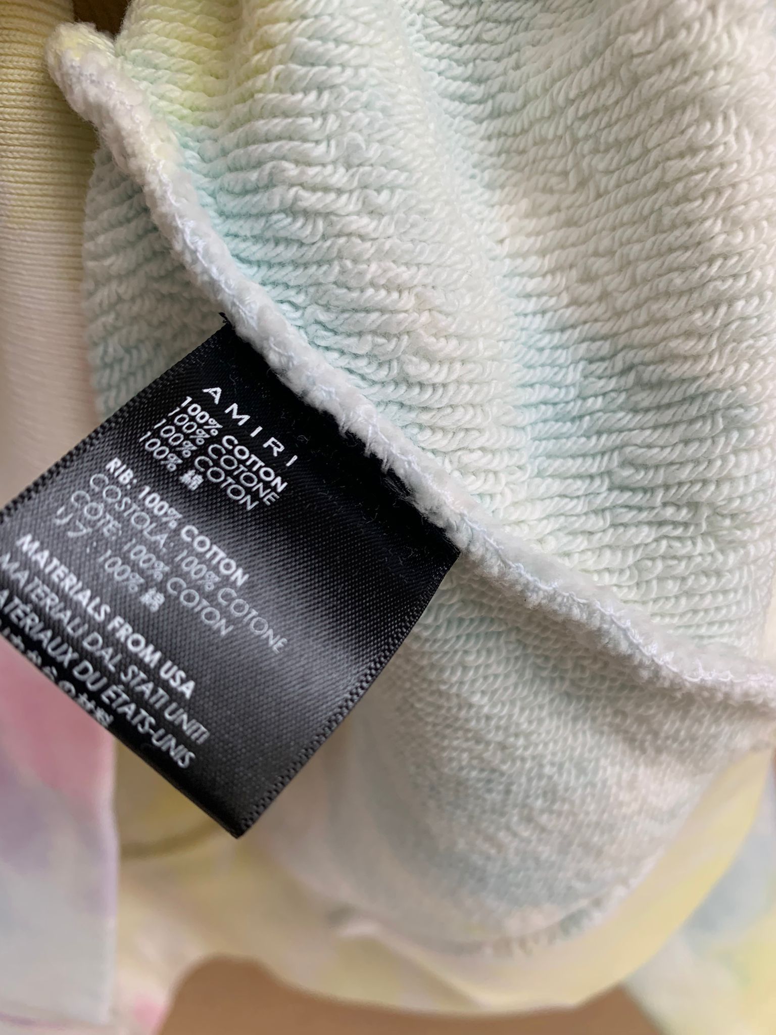 Amiri Tie Dye Hippie Crewneck in Tie Dye Size US S / EU 44-46 / 1 - 12 Thumbnail