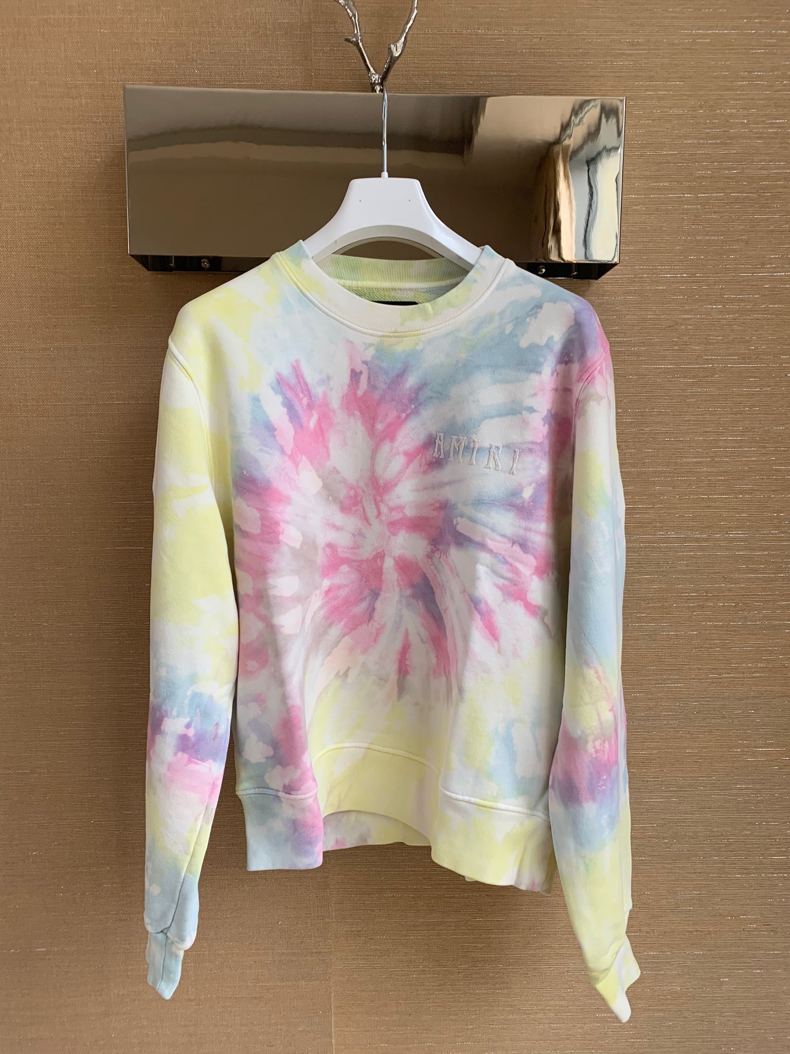 Amiri Tie Dye Hippie Crewneck in Tie Dye Size US S / EU 44-46 / 1 - 2 Thumbnail