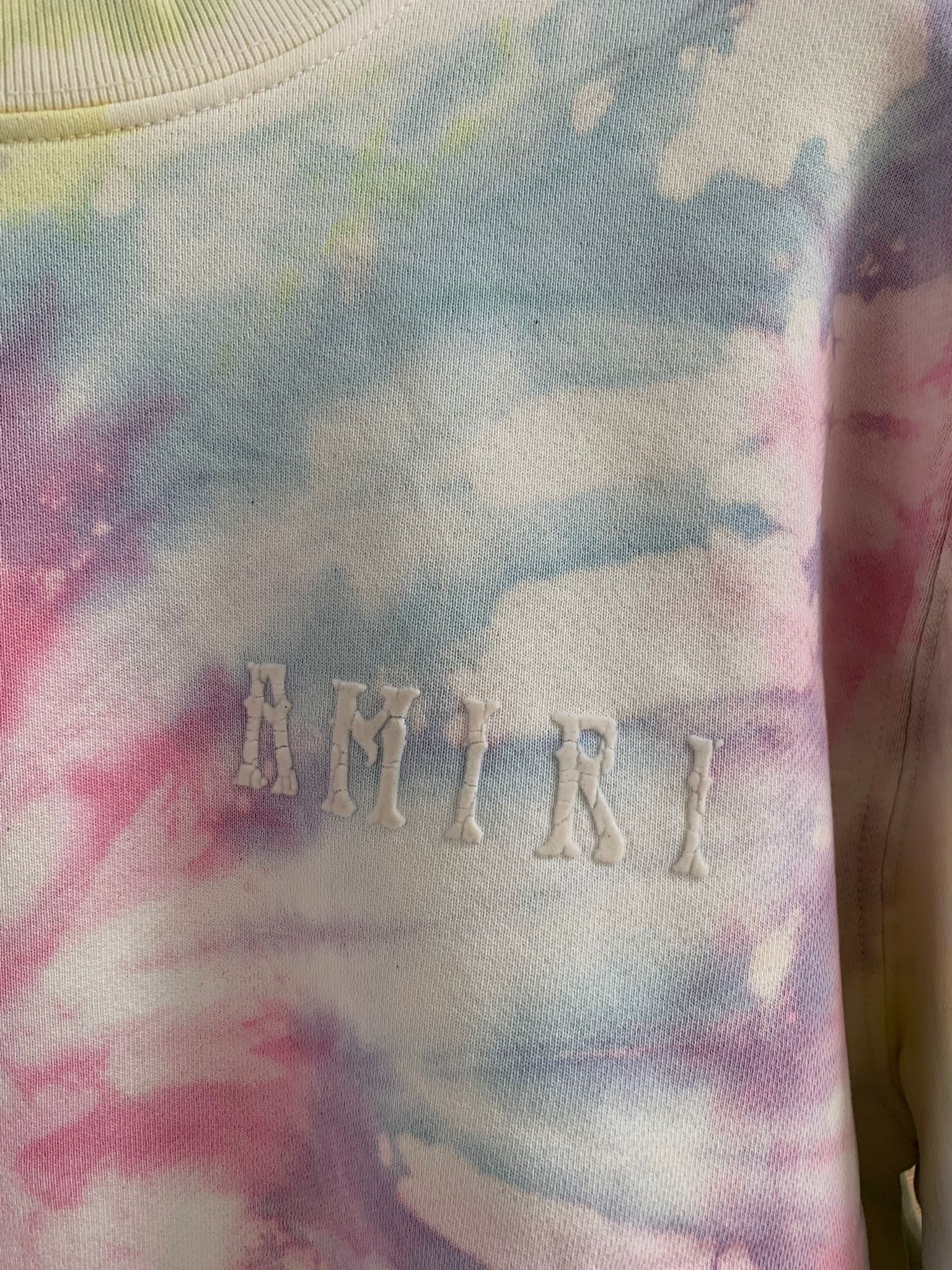 Amiri Tie Dye Hippie Crewneck in Tie Dye Size US S / EU 44-46 / 1 - 8 Thumbnail