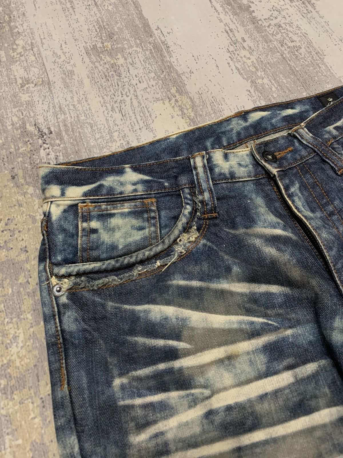 If Six Was Nine Semantic Design Seditionaries Acid Wash Jeans 34x33 Size US 34 / EU 50 - 4 Thumbnail