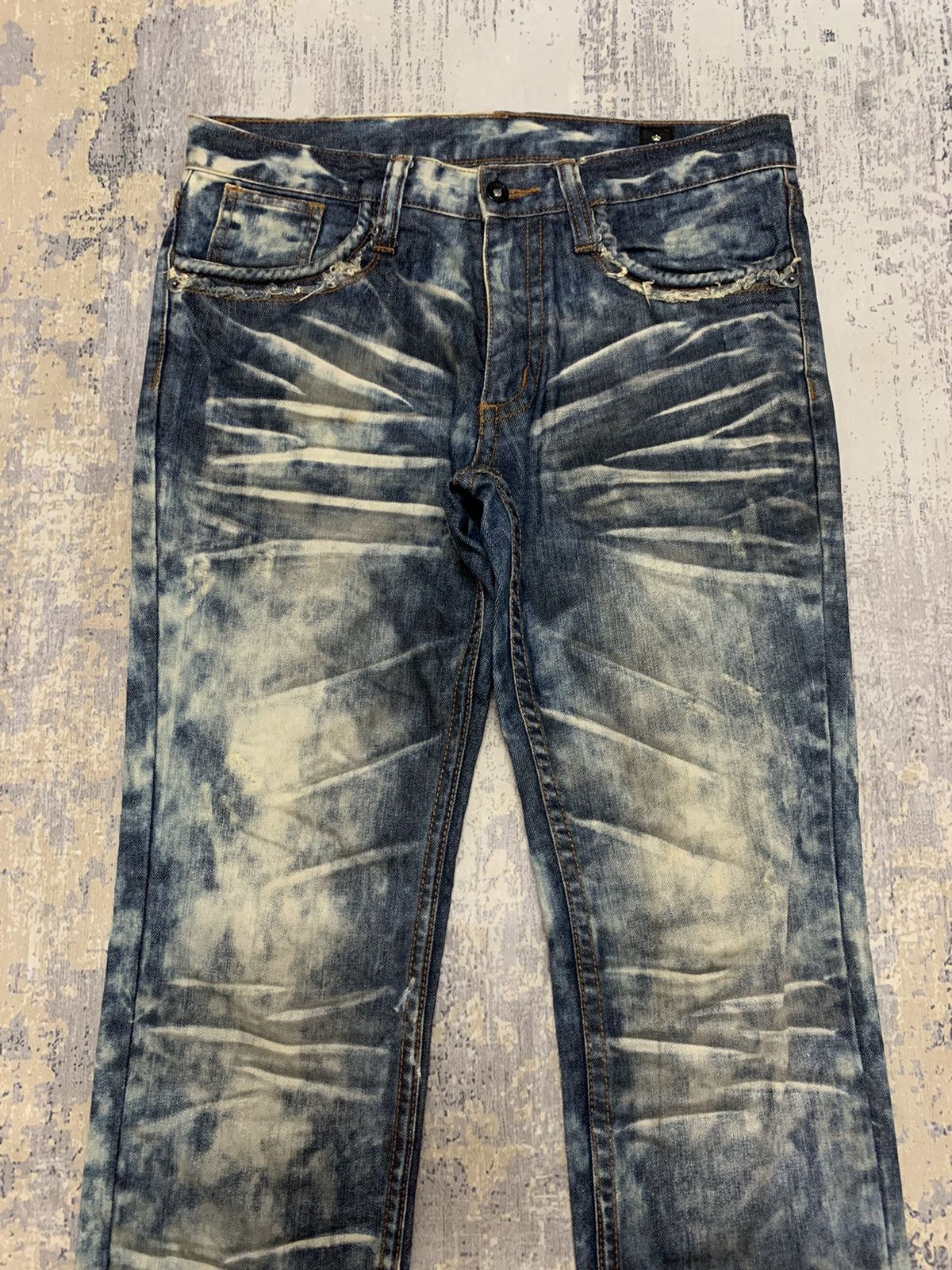 If Six Was Nine Semantic Design Seditionaries Acid Wash Jeans 34x33 Size US 34 / EU 50 - 2 Thumbnail