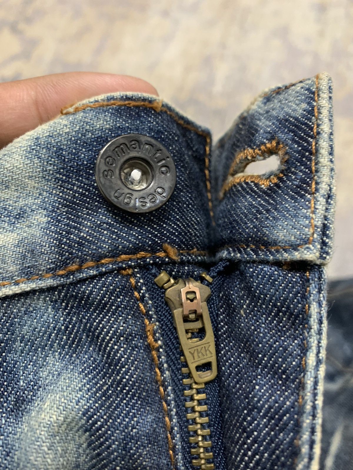 If Six Was Nine Semantic Design Seditionaries Acid Wash Jeans 34x33 Size US 34 / EU 50 - 6 Thumbnail