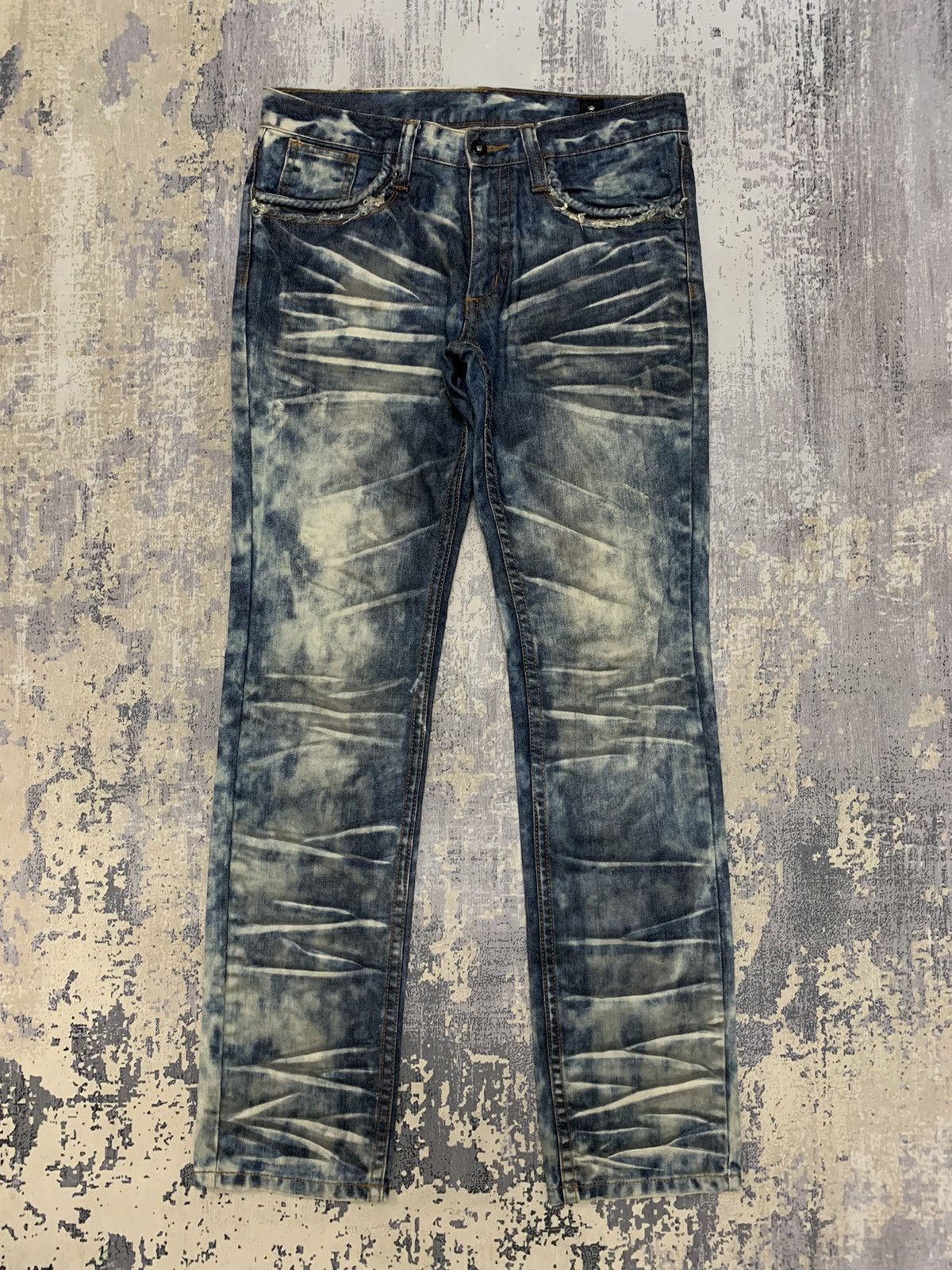 If Six Was Nine Semantic Design Seditionaries Acid Wash Jeans 34x33 Size US 34 / EU 50 - 1 Thumbnail