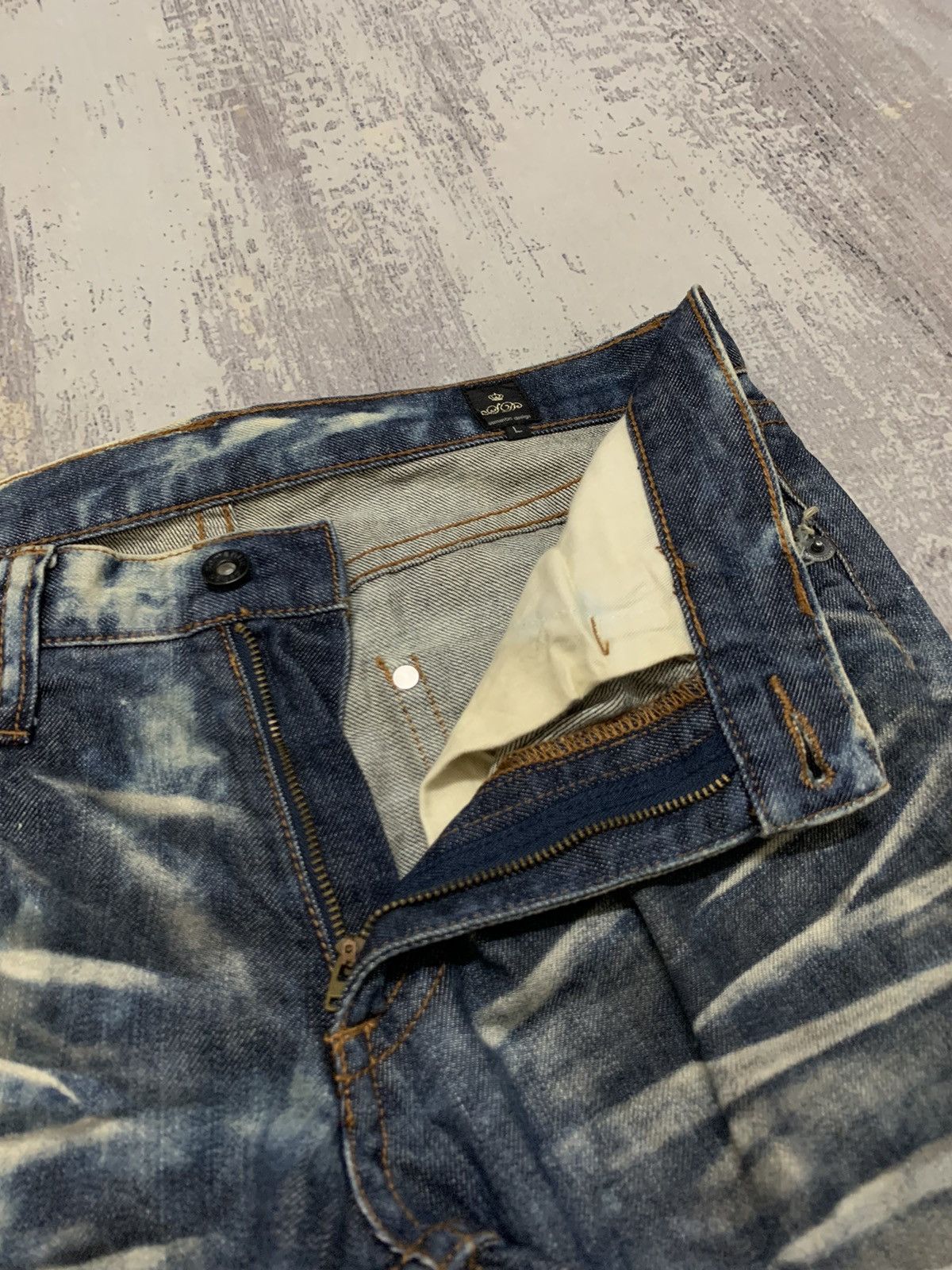 If Six Was Nine Semantic Design Seditionaries Acid Wash Jeans 34x33 Size US 34 / EU 50 - 5 Thumbnail