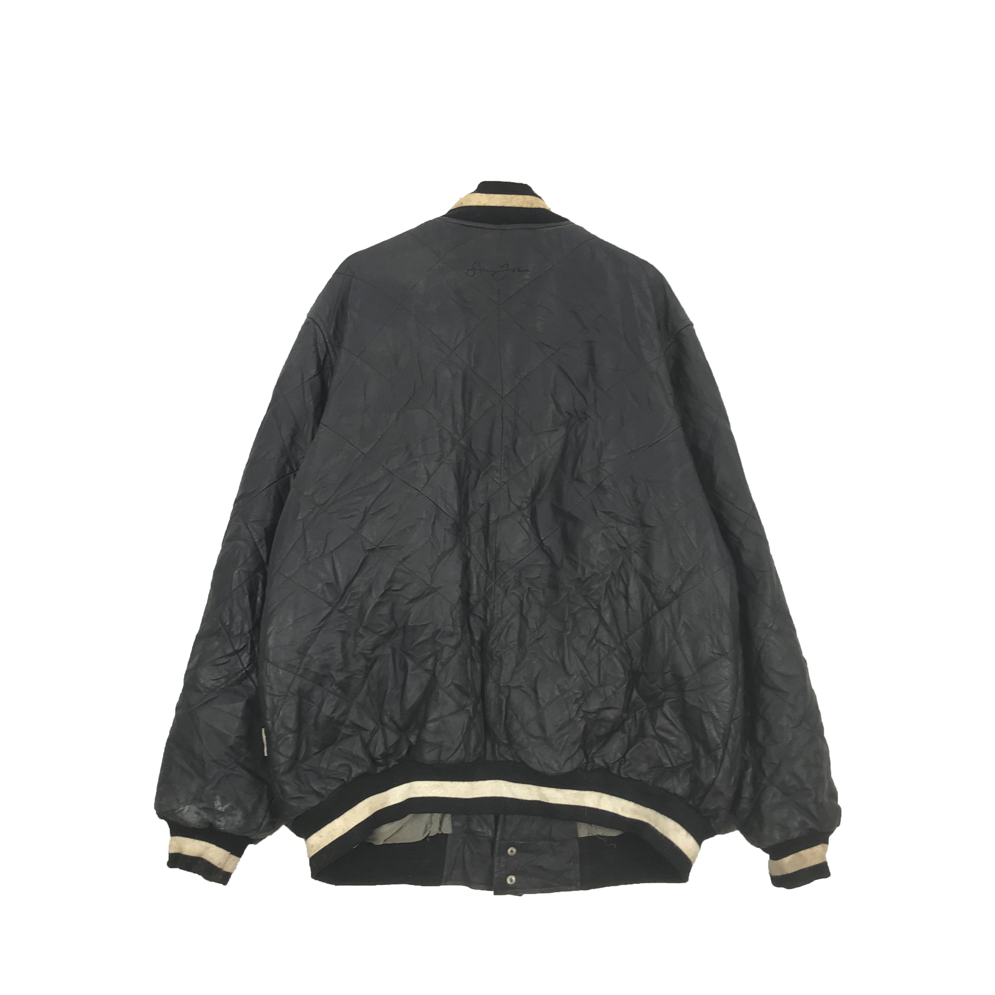 Sean John × Vintage Vintage Sean John Varsity Jacket Hip Hop Swag Jacket Size US XL / EU 56 / 4 - 2 Thumbnail