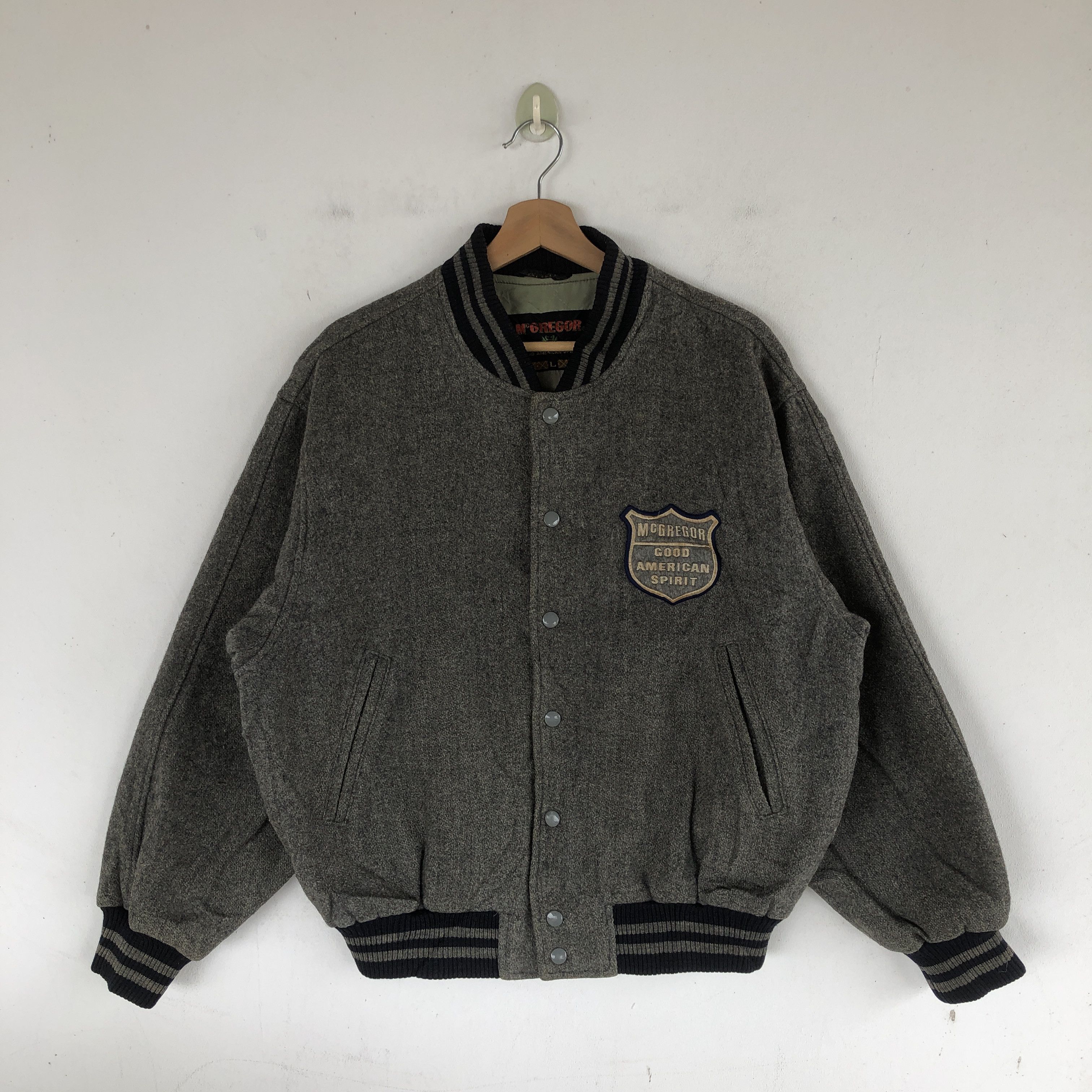 McGregor × Vintage Vintage McGregor Varsity Jackets Mc Gregor Wool Jacket Size US XL / EU 56 / 4 - 2 Thumbnail