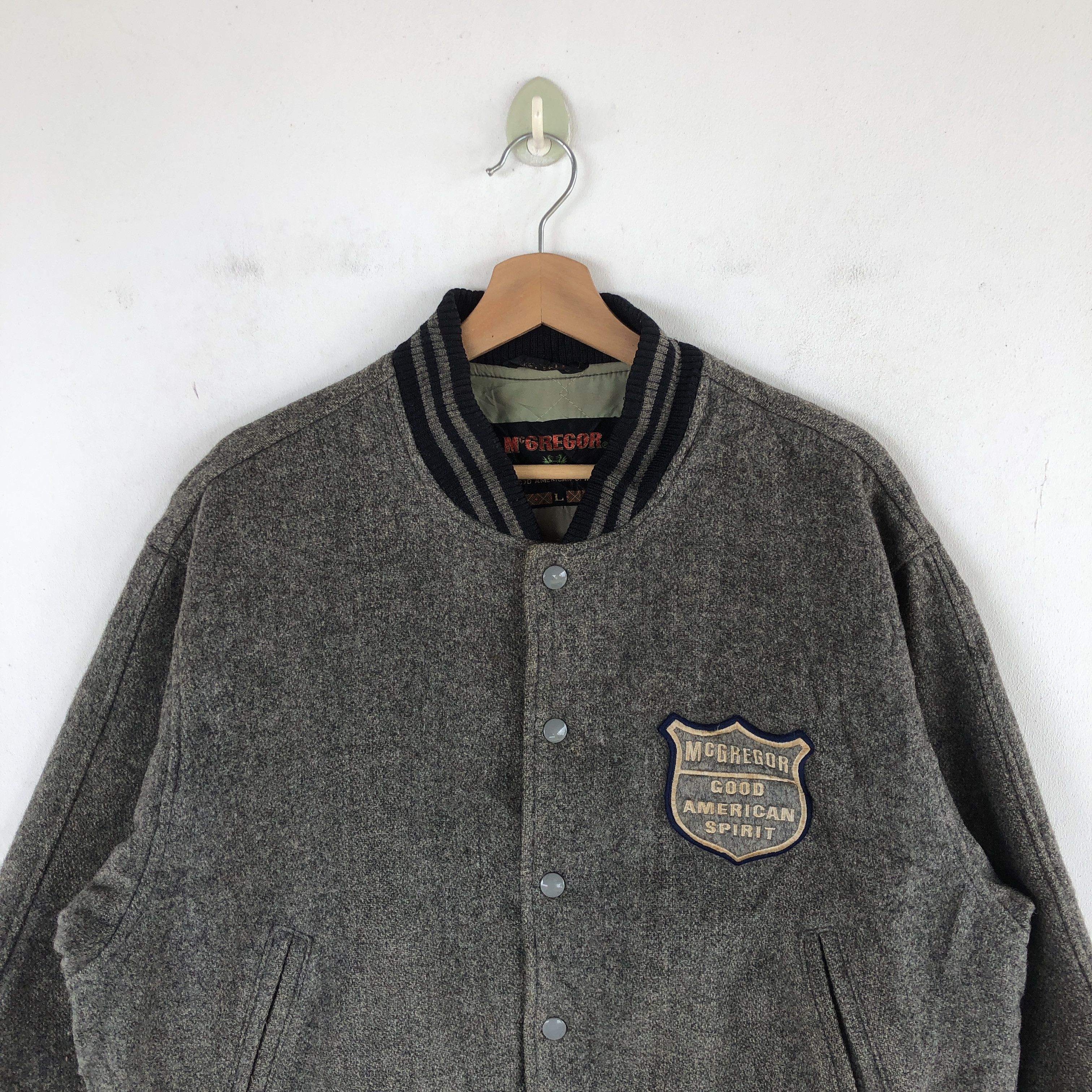McGregor × Vintage Vintage McGregor Varsity Jackets Mc Gregor Wool Jacket Size US XL / EU 56 / 4 - 4 Thumbnail