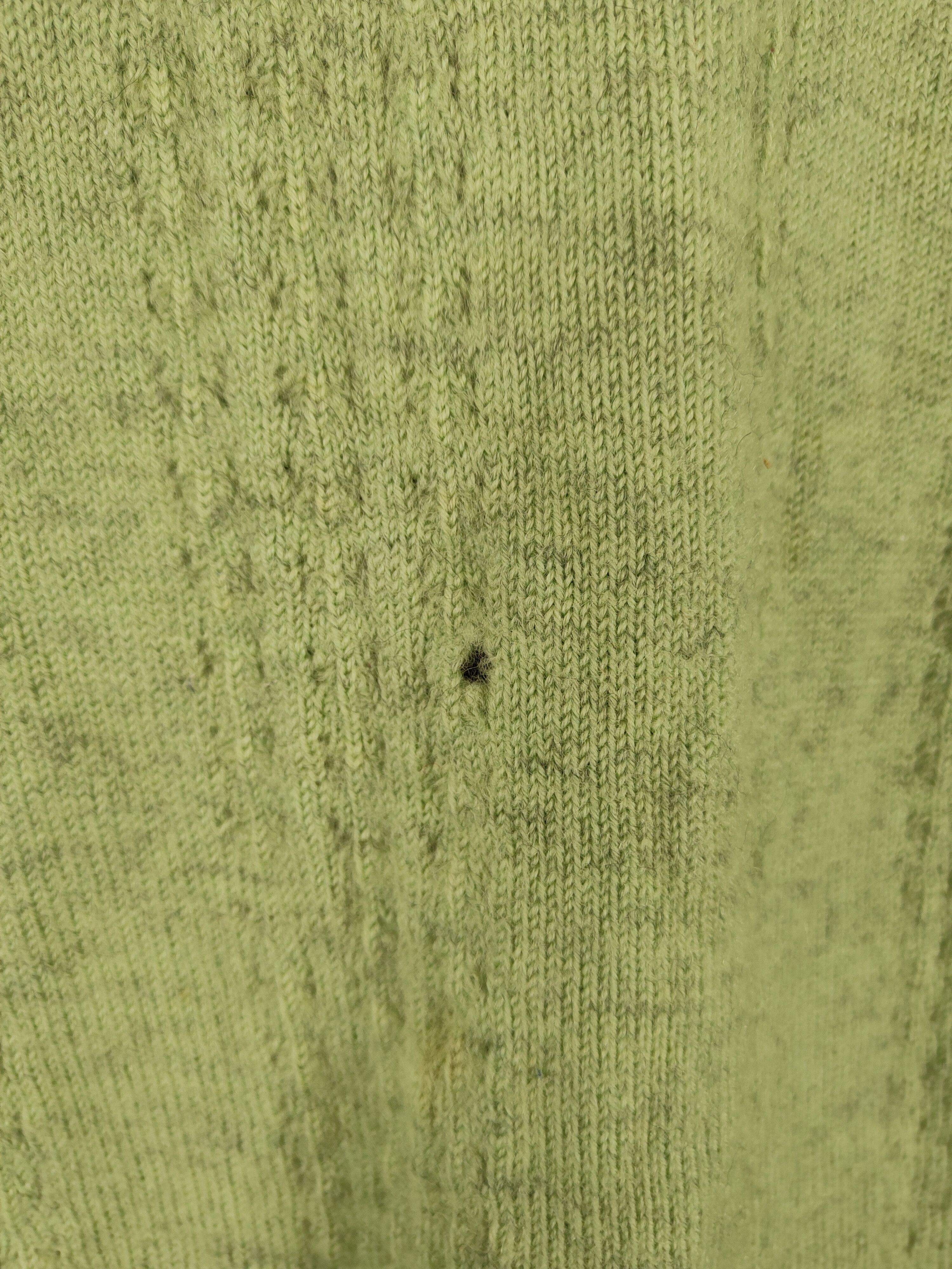 Japanese Brand × Vintage Japanese Brand cardigan kimono Green Knitwear #S403 Size S / US 4 / IT 40 - 7 Thumbnail