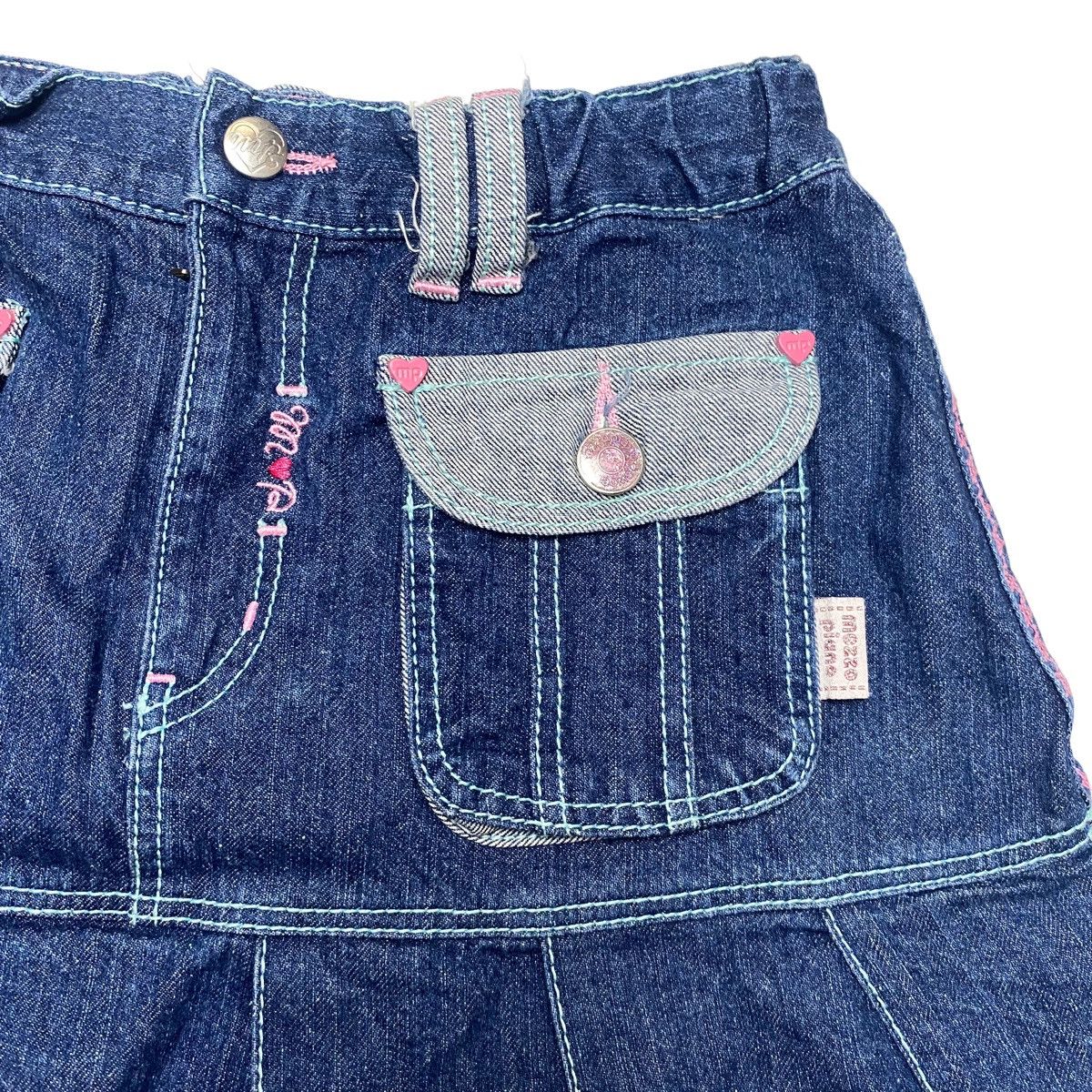 Japanese Brand 2000s Mezzo Piano - Embroidery Mascots Mini Skirt Size 25" / US 0 / IT 36 - 6 Thumbnail