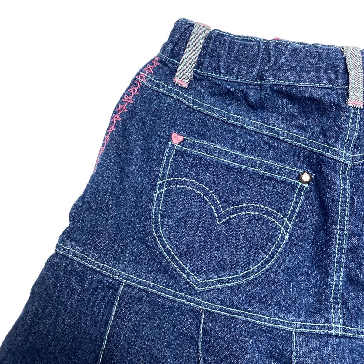 Japanese Brand 2000s Mezzo Piano - Embroidery Mascots Mini Skirt Size 25" / US 0 / IT 36 - 9 Thumbnail