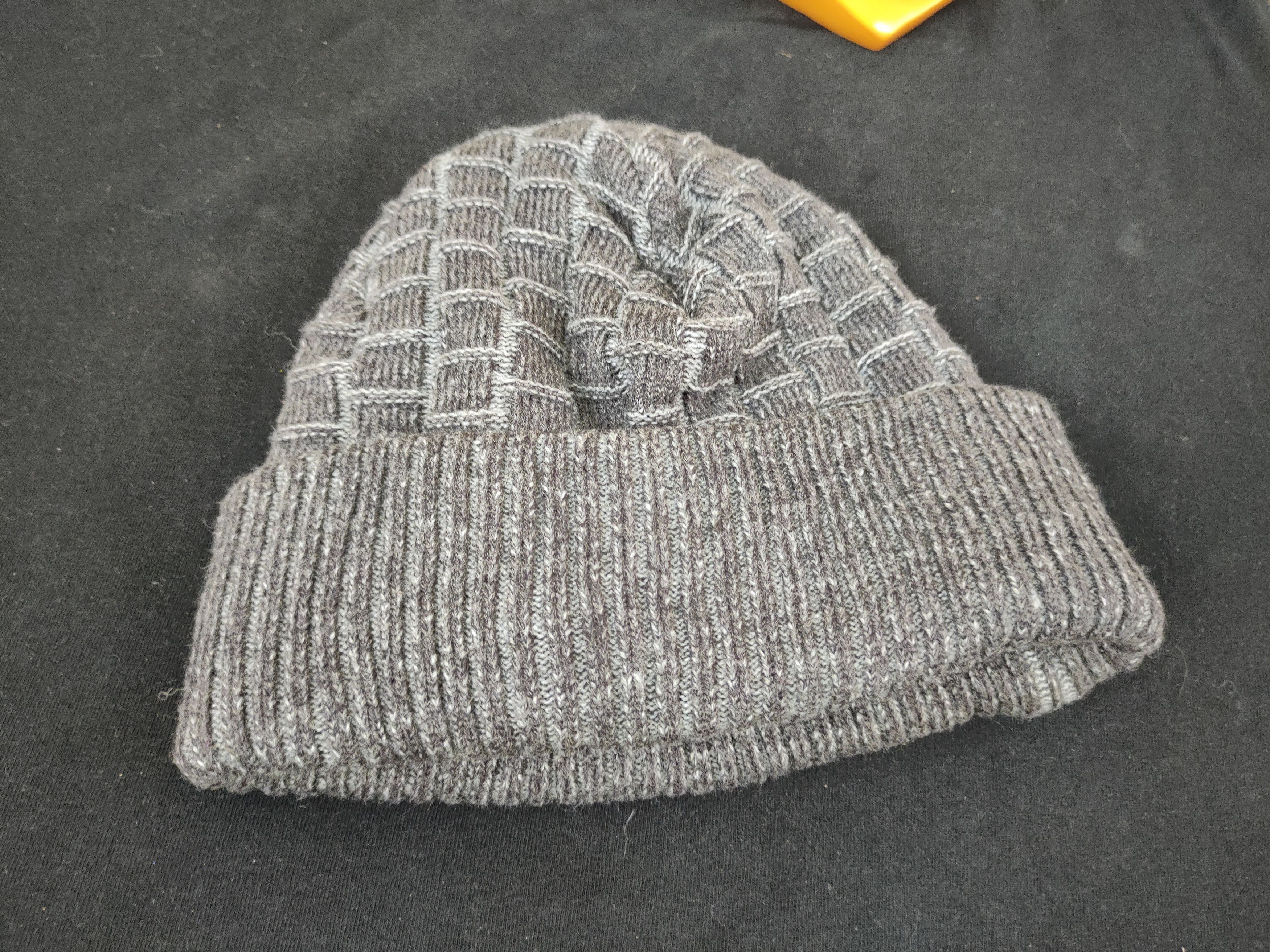 Goldwin Goldwin knitwear beanie grey checkered made in japan #155 Size ONE SIZE - 8 Thumbnail