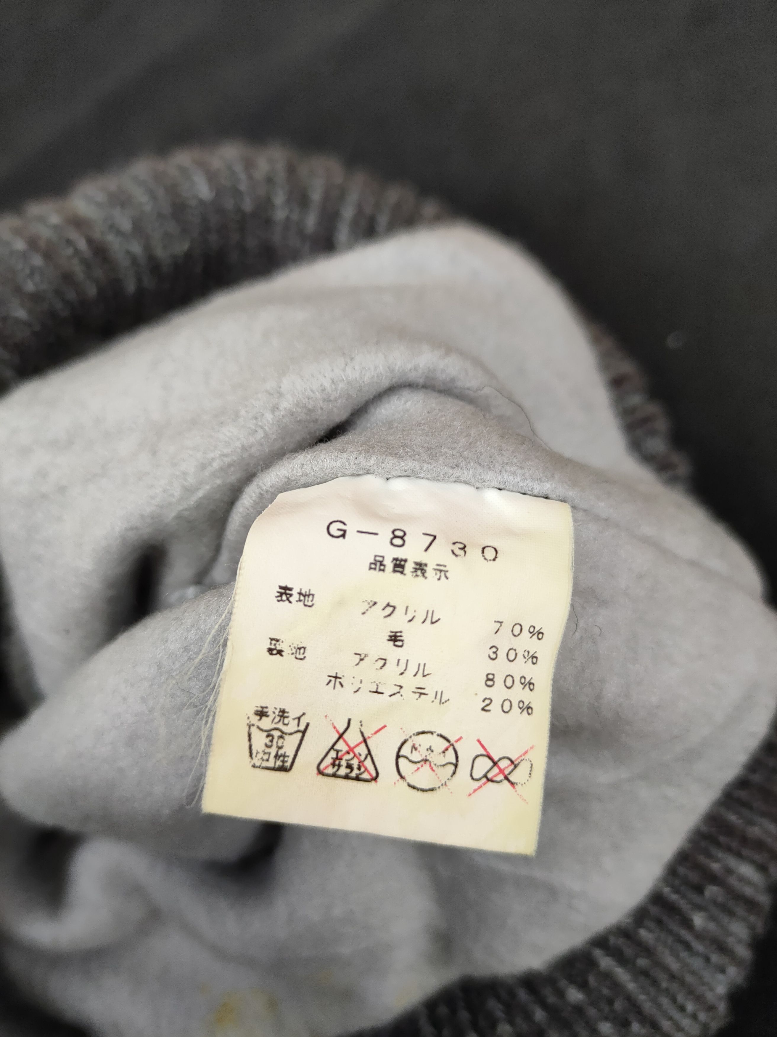 Goldwin Goldwin knitwear beanie grey checkered made in japan #155 Size ONE SIZE - 10 Thumbnail