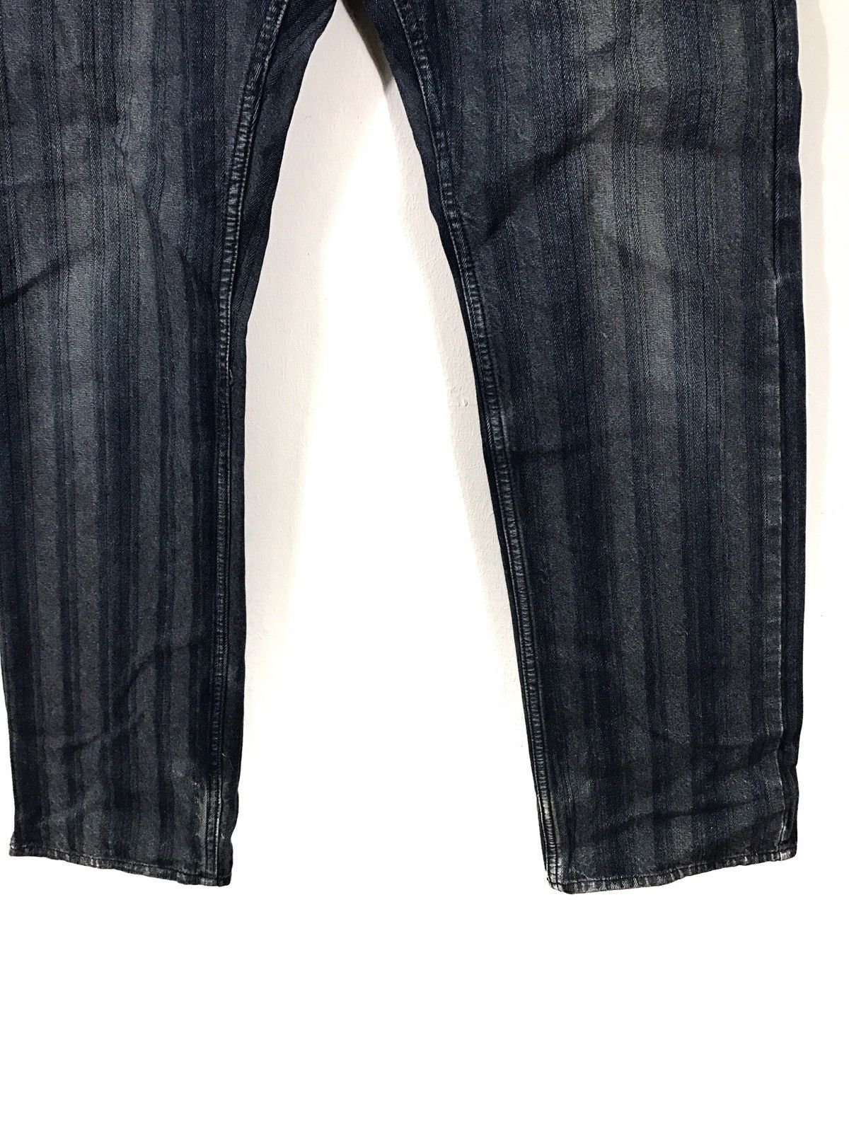 PPFM PPFM Striped Faded Denim Jeans Size US 28 / EU 44 - 5 Thumbnail