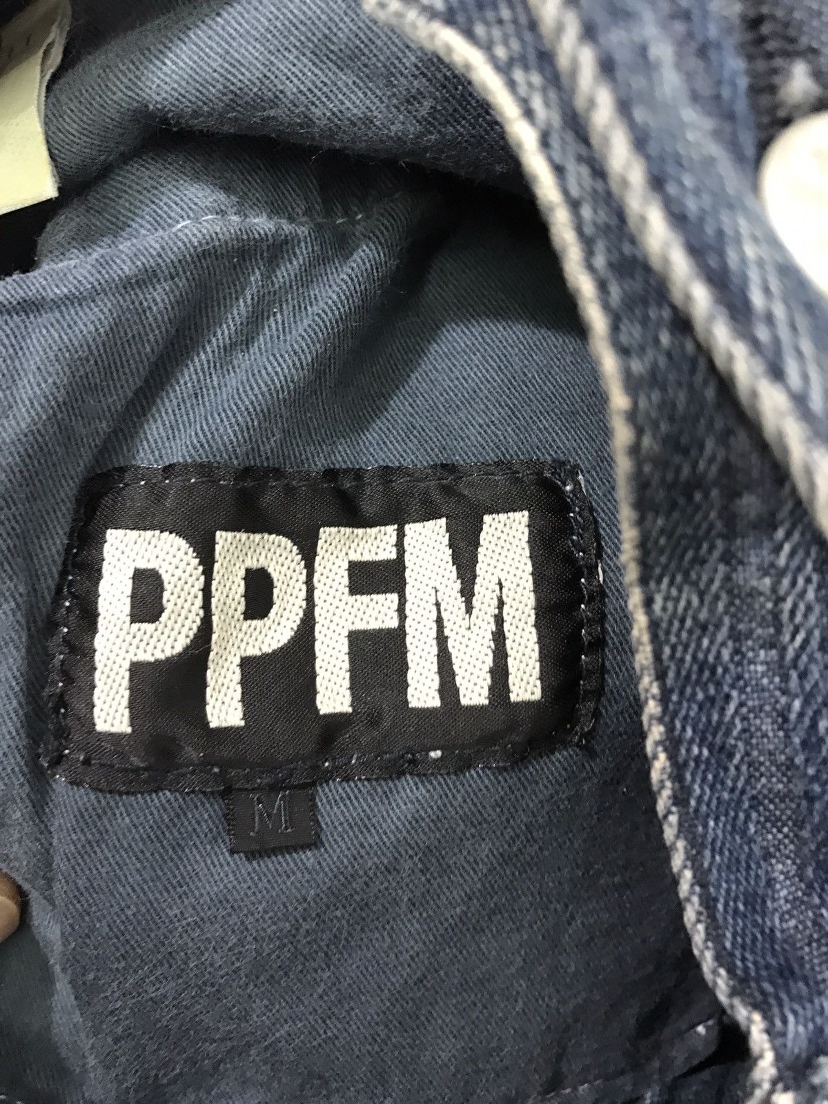 PPFM PPFM Striped Faded Denim Jeans Size US 28 / EU 44 - 10 Thumbnail