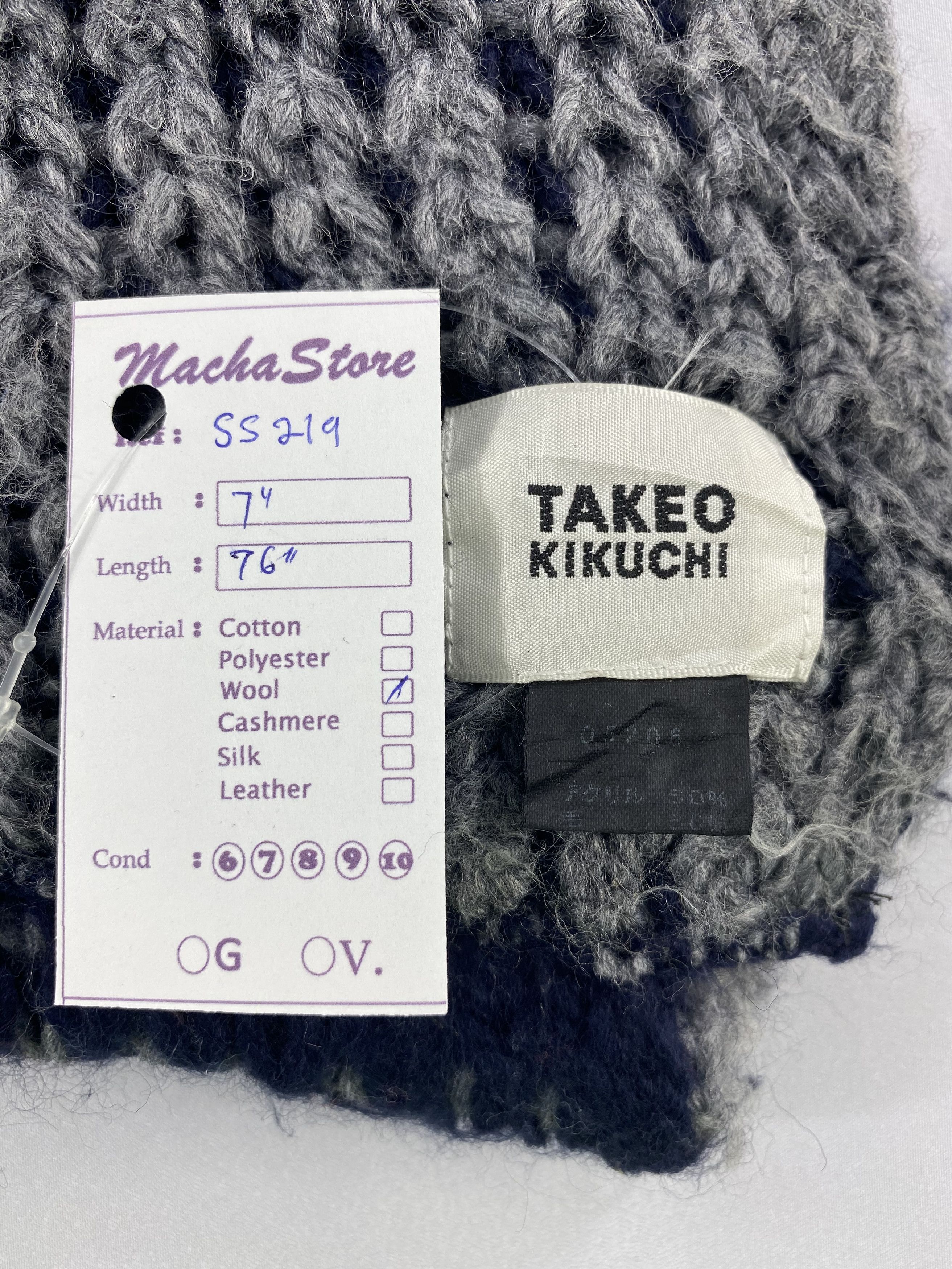 Takeo Kikuchi Takeo Kikuchi Scarf / Muffler / Neckwear Size ONE SIZE - 4 Thumbnail