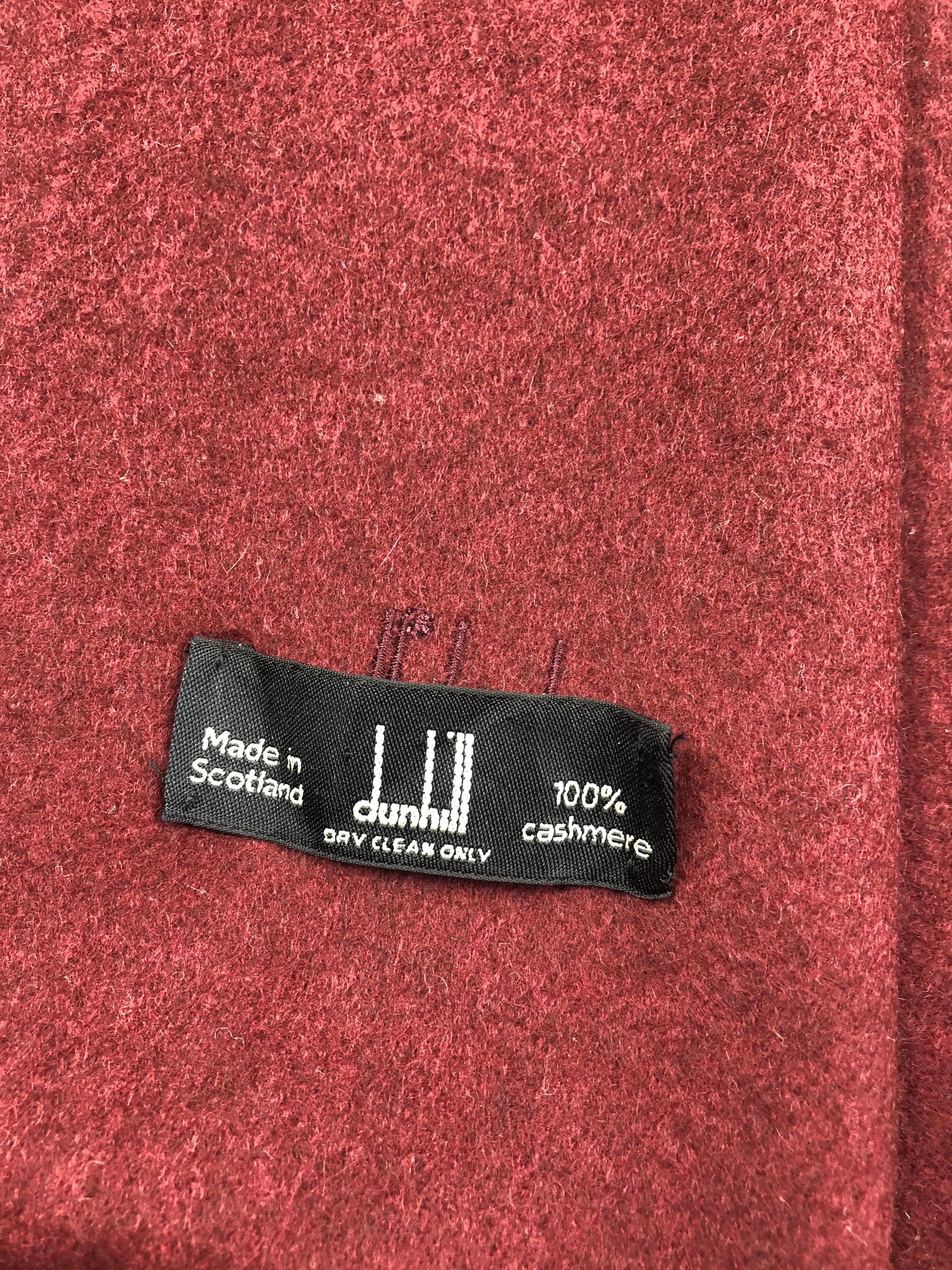 Alfred Dunhill Alfred Dunhill Cashmere Scarf / Muffler / Neckwear Size ONE SIZE - 4 Thumbnail
