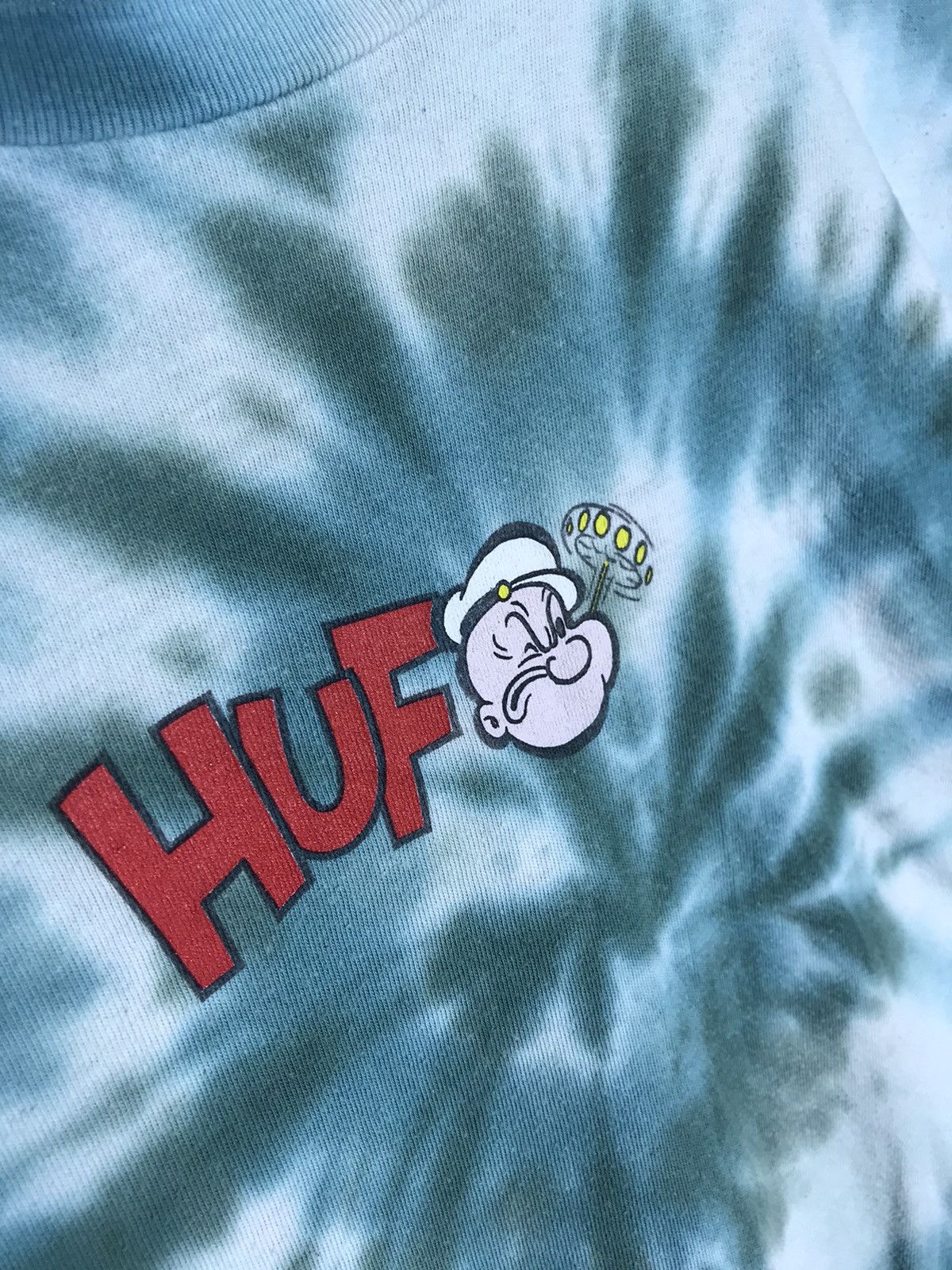 Huf HUF X Popeye tie dye t-shirt Size US S / EU 44-46 / 1 - 7 Thumbnail