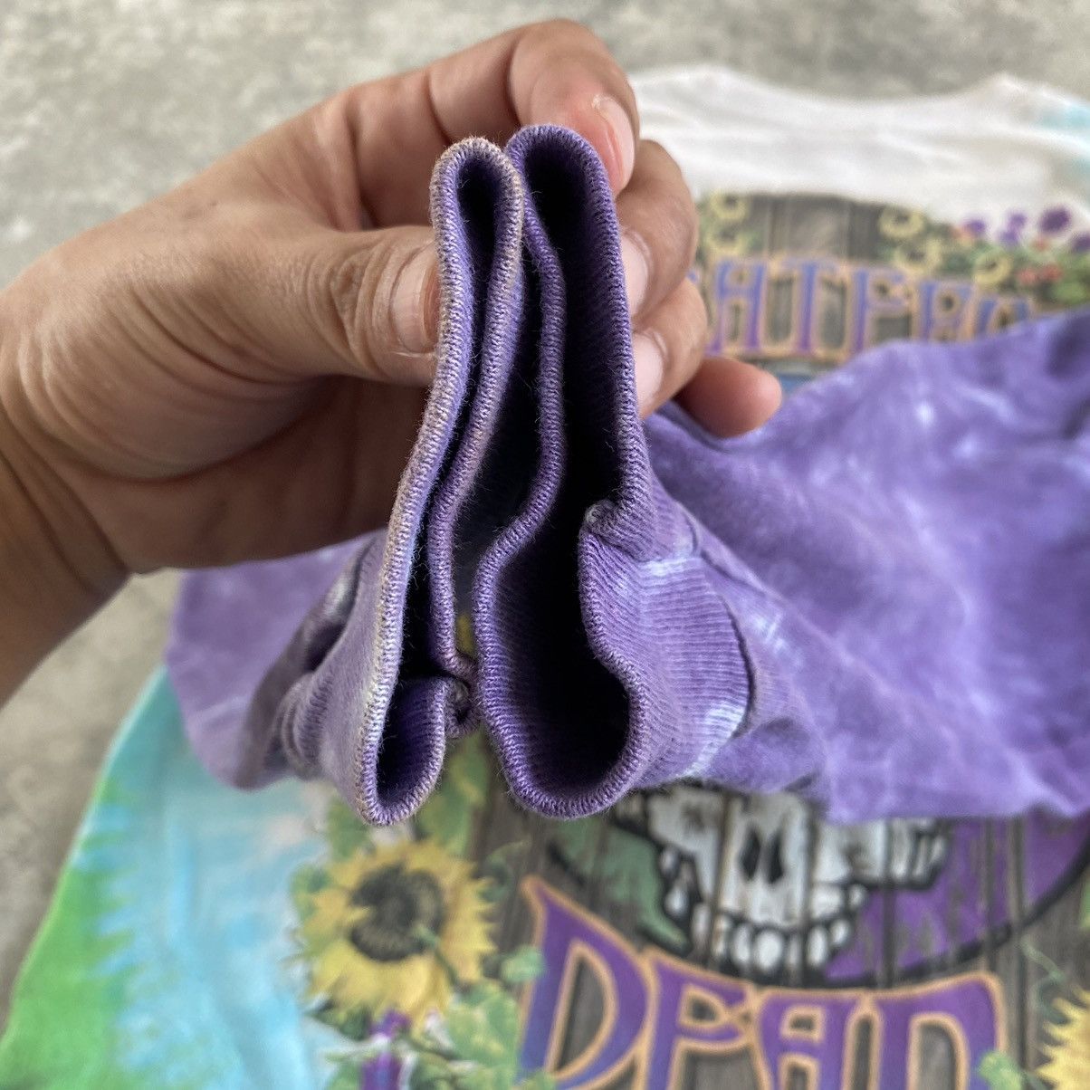 Grateful Dead VTG 1999 Grateful Dead Liquid Blue Tie Dye T-Shirt Size US M / EU 48-50 / 2 - 15 Thumbnail