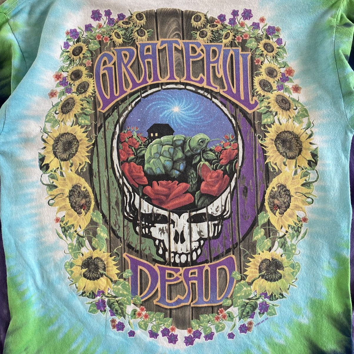 Grateful Dead VTG 1999 Grateful Dead Liquid Blue Tie Dye T-Shirt Size US M / EU 48-50 / 2 - 13 Thumbnail