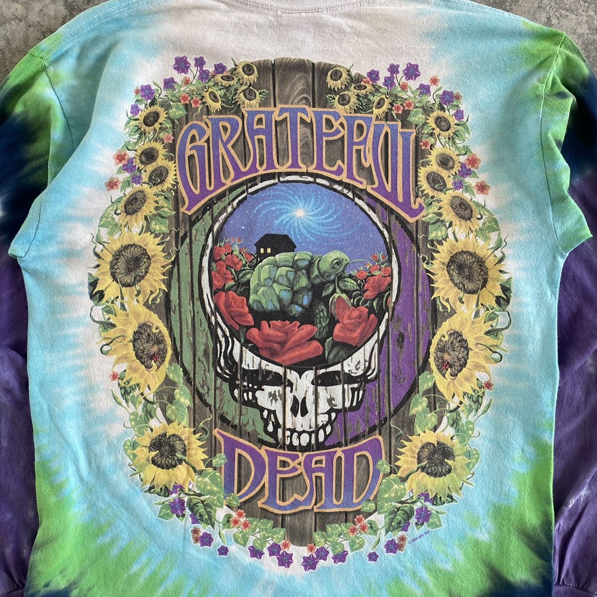 Grateful Dead VTG 1999 Grateful Dead Liquid Blue Tie Dye T-Shirt Size US M / EU 48-50 / 2 - 12 Thumbnail