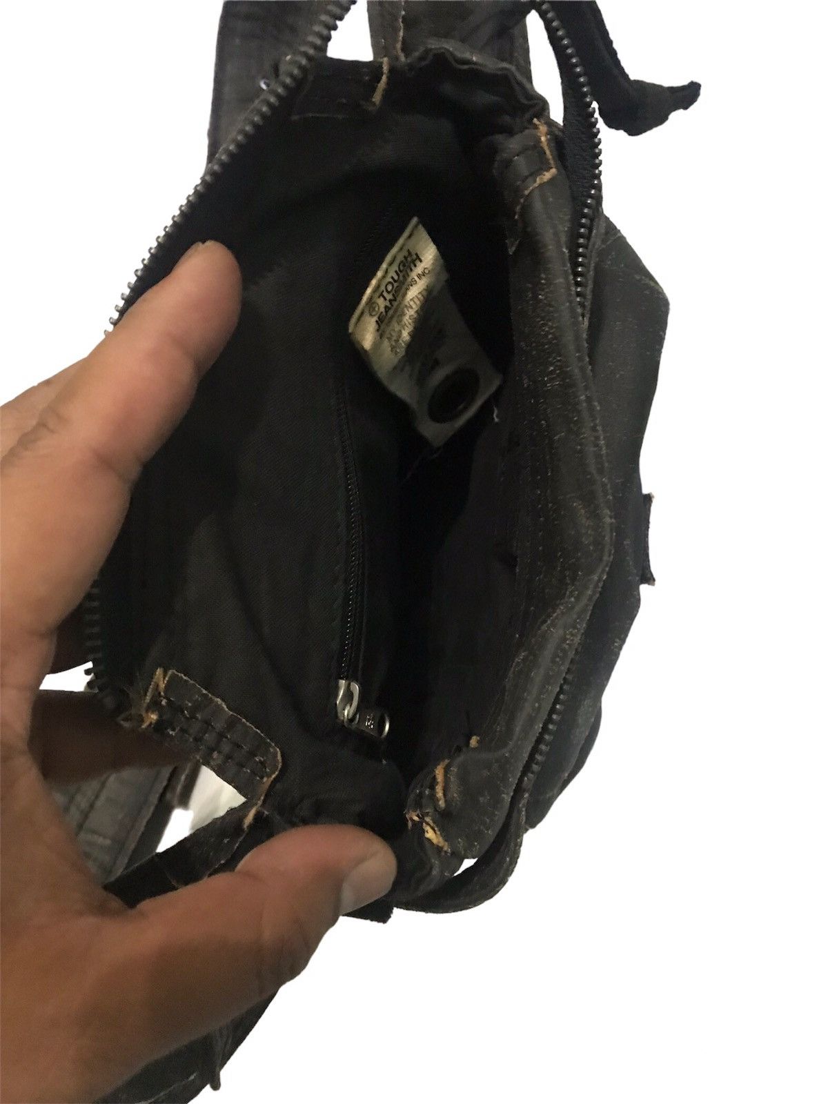 Branded Leather Tough Military Surplus Leather Distressed Style Waist Bag Size ONE SIZE - 5 Thumbnail