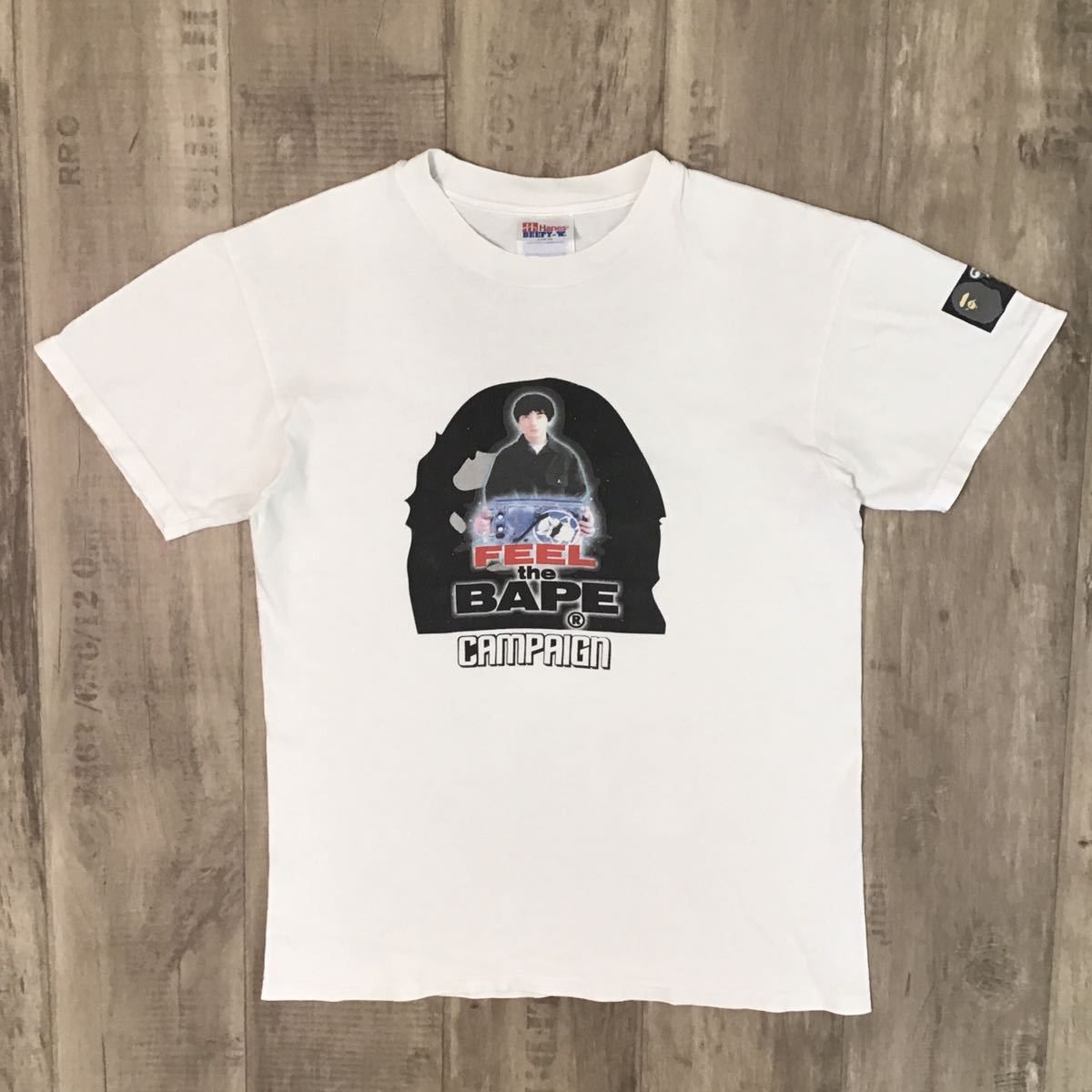 image of 1998 Cornelius T-Shirt Bape Ape Nigo in White, Men's (Size Small)