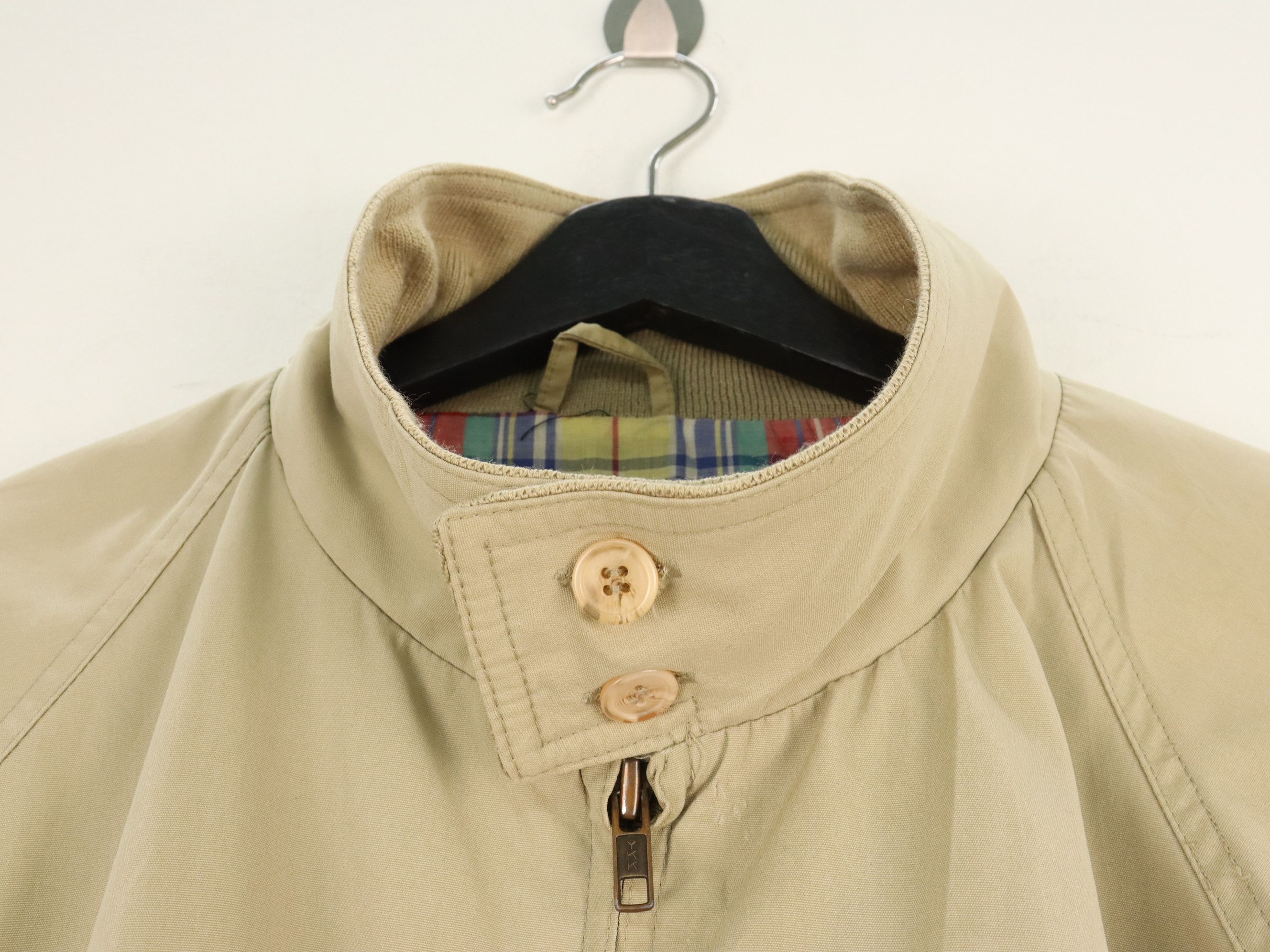 Eddie Bauer × Vintage EDDIE BAUER Vintage Nylon Plaid Lined Jacket Size US L / EU 52-54 / 3 - 7 Thumbnail