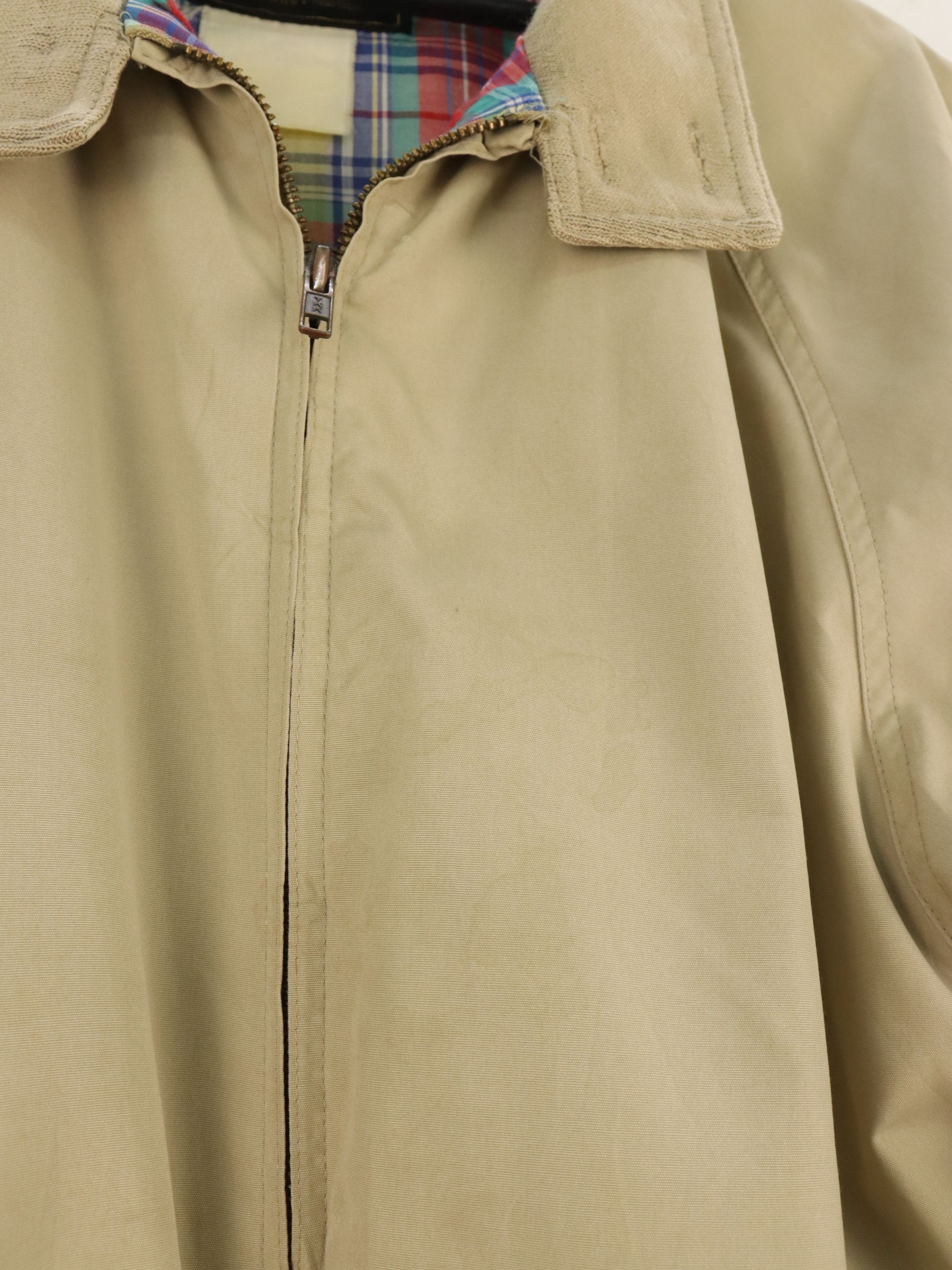 Eddie Bauer × Vintage EDDIE BAUER Vintage Nylon Plaid Lined Jacket Size US L / EU 52-54 / 3 - 9 Thumbnail