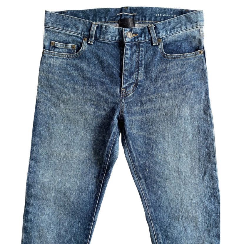 image of Hedi Slimane x Saint Laurent Paris Ss15 Dark Wash Jeans in Blue, Men's (Size 32)
