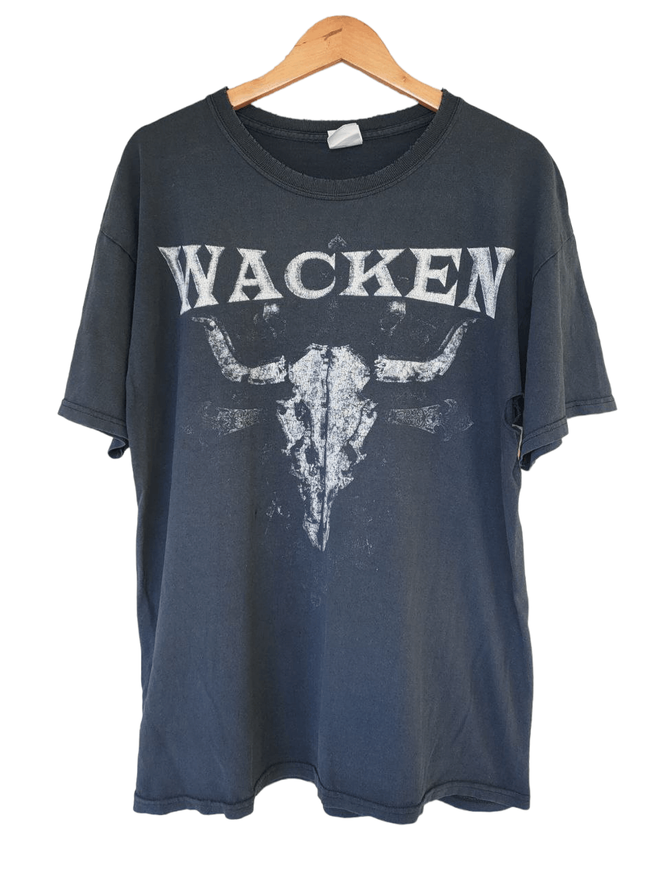 Vintage THRASHED Wacken Heavy Metal Distressed T Size US M / EU 48-50 / 2 - 2 Thumbnail