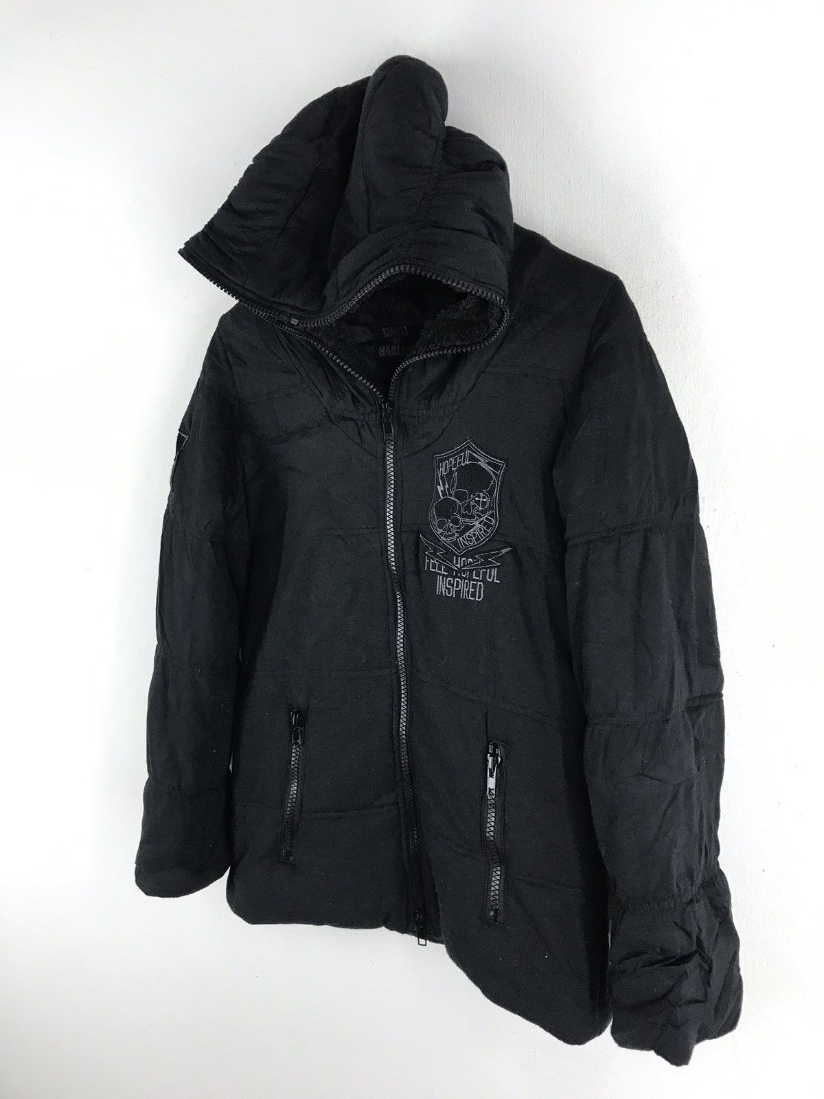 Japanese Brand Ghost of harlem skull japanese streetwear brand jacket Size US S / EU 44-46 / 1 - 3 Thumbnail
