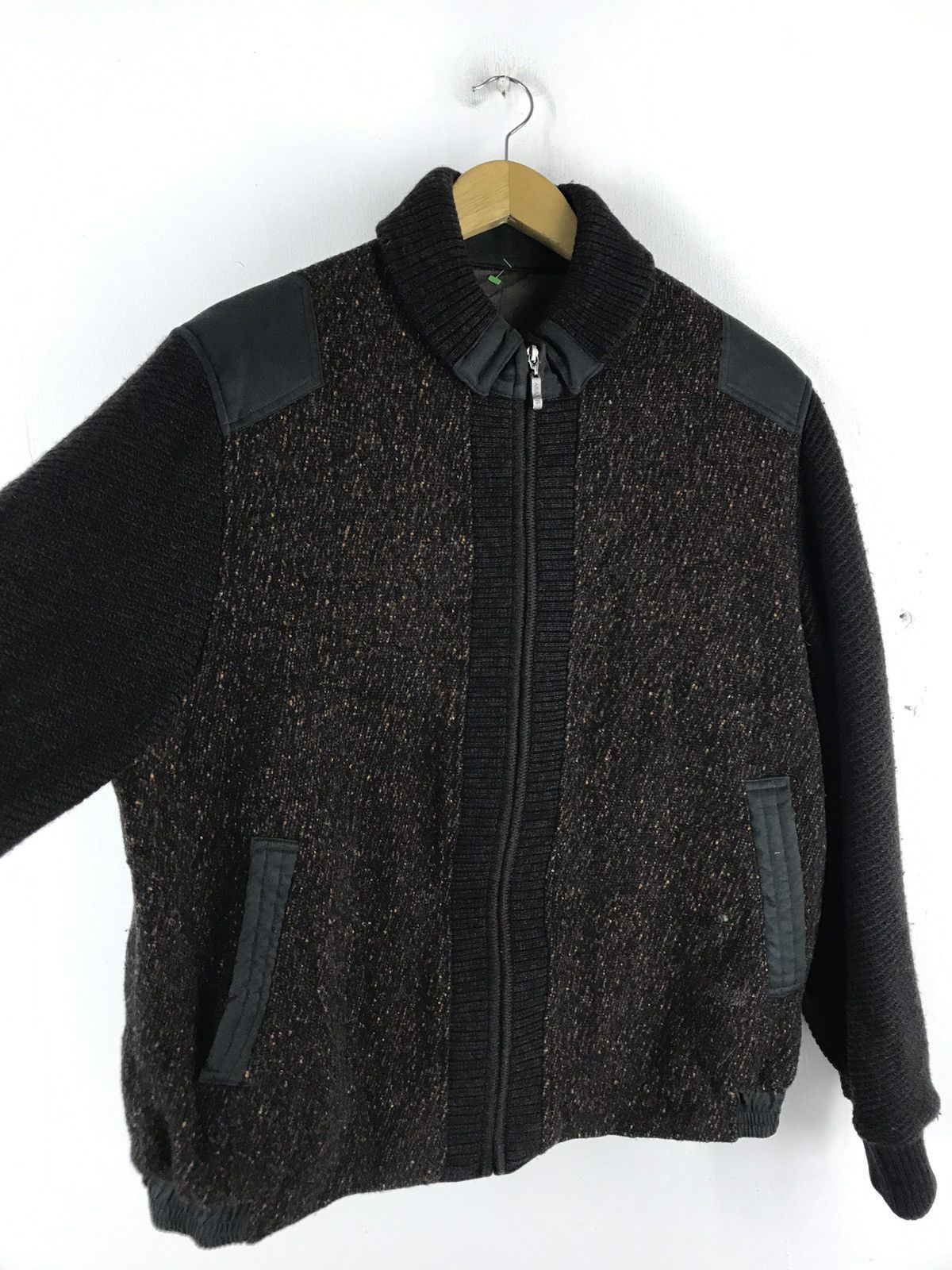 Japanese Brand 🔥FINAL DROP🔥Aramis aqoudima knit bomber jacketp Size US L / EU 52-54 / 3 - 4 Thumbnail