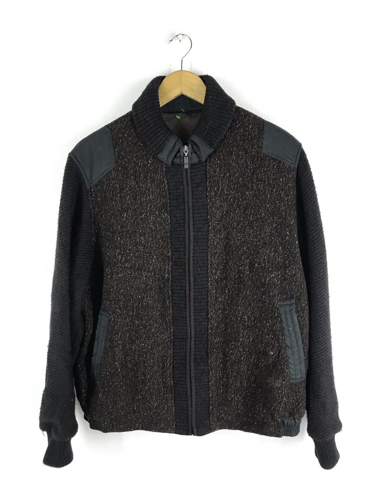 Japanese Brand 🔥FINAL DROP🔥Aramis aqoudima knit bomber jacketp Size US L / EU 52-54 / 3 - 1 Thumbnail