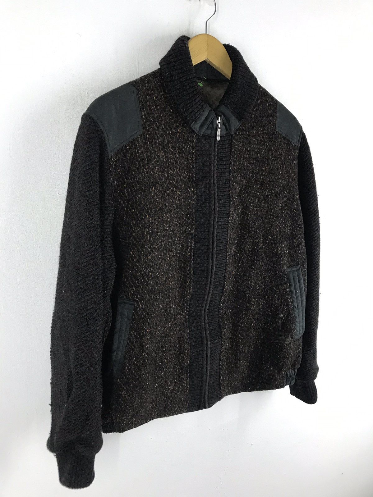 Japanese Brand 🔥FINAL DROP🔥Aramis aqoudima knit bomber jacketp Size US L / EU 52-54 / 3 - 2 Thumbnail