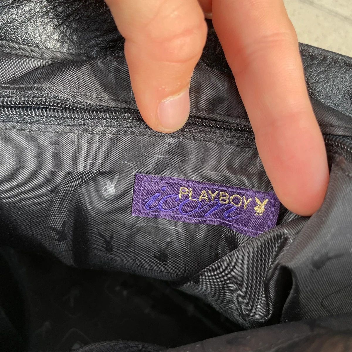 Designer Vintage Playboy Leather Bag Size ONE SIZE - 9 Thumbnail