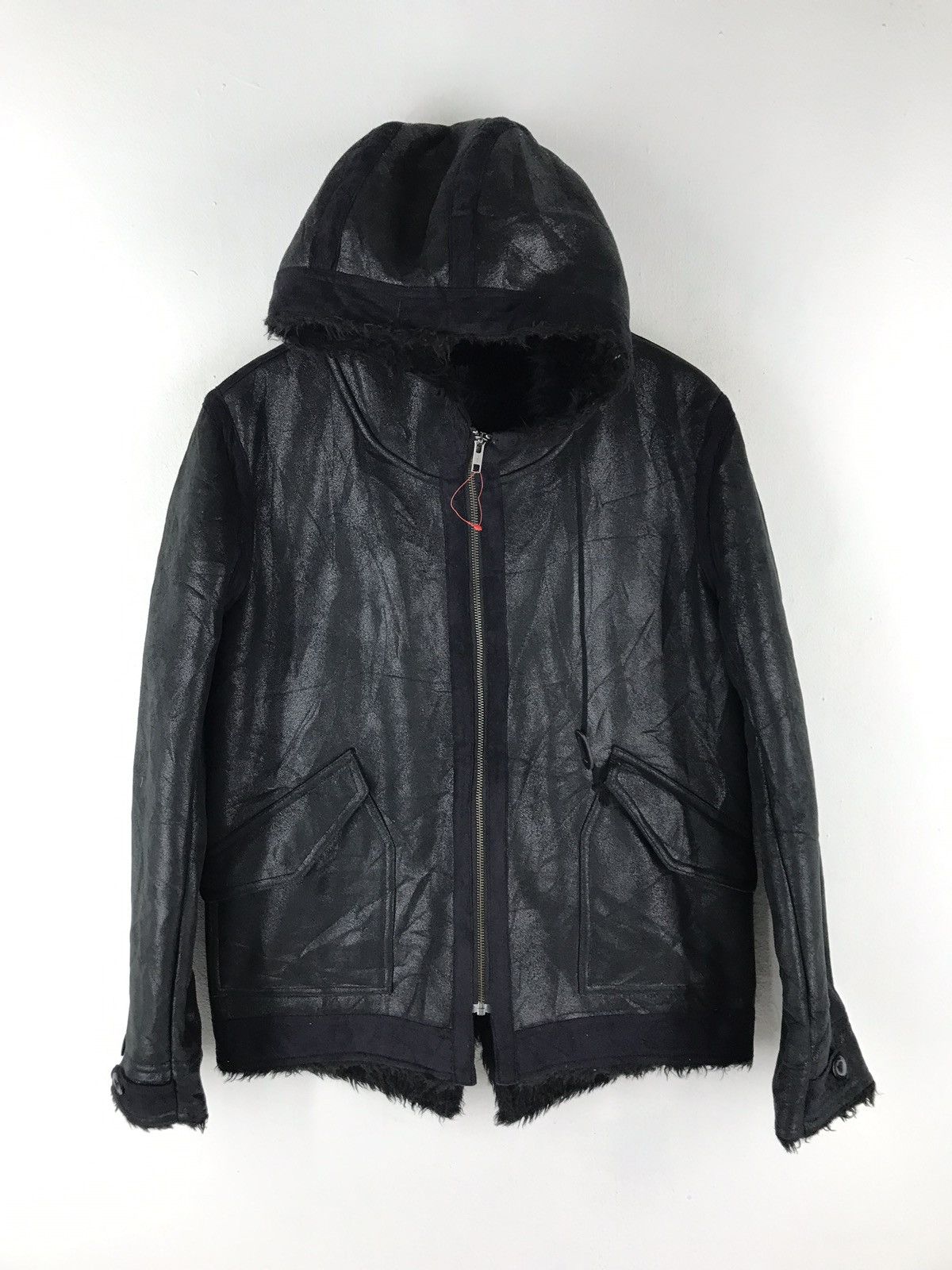 Baffy furry hood jacket