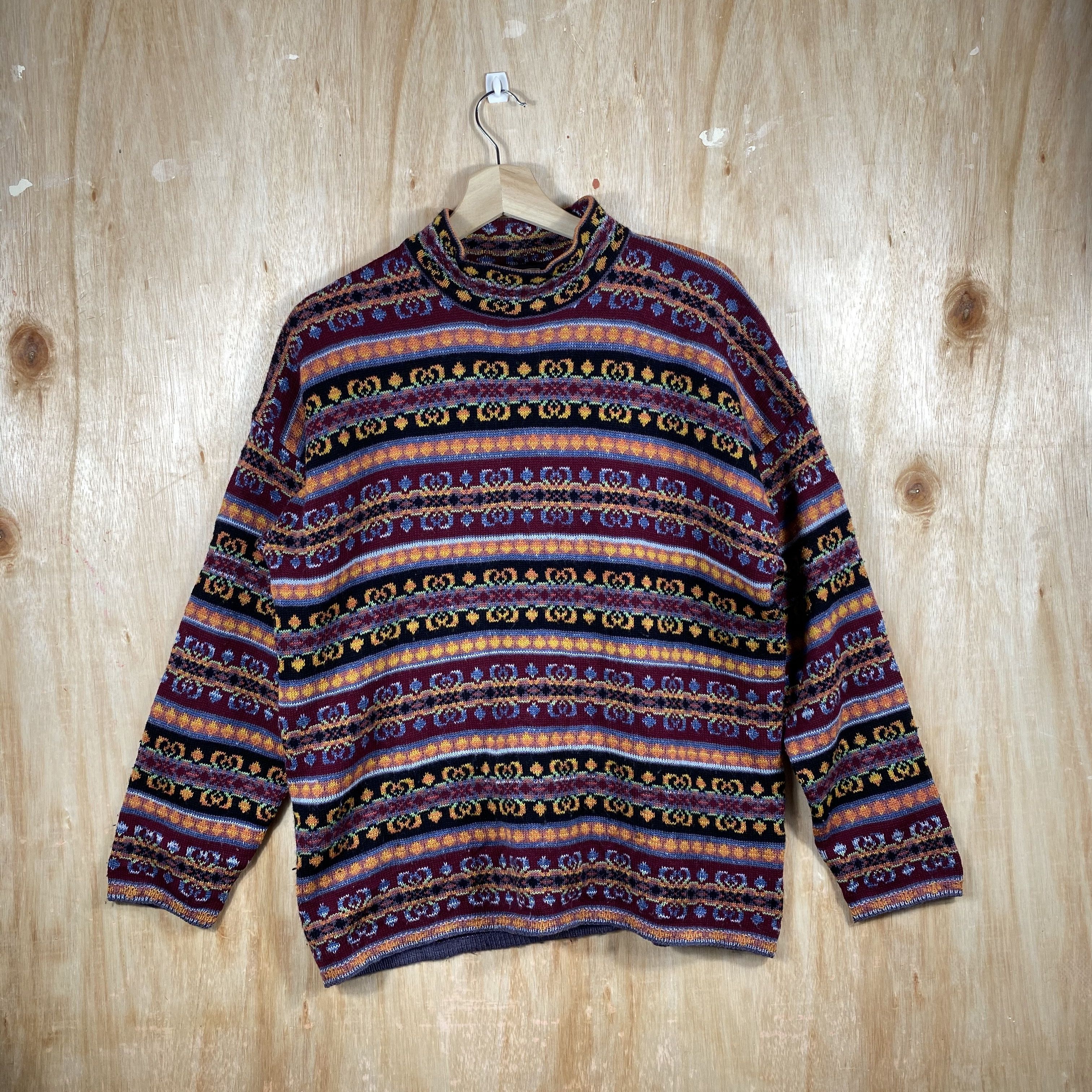 United Colors Of Benetton United Colors Of Benetton Multicolor Knitwear Size US M / EU 48-50 / 2 - 1 Thumbnail