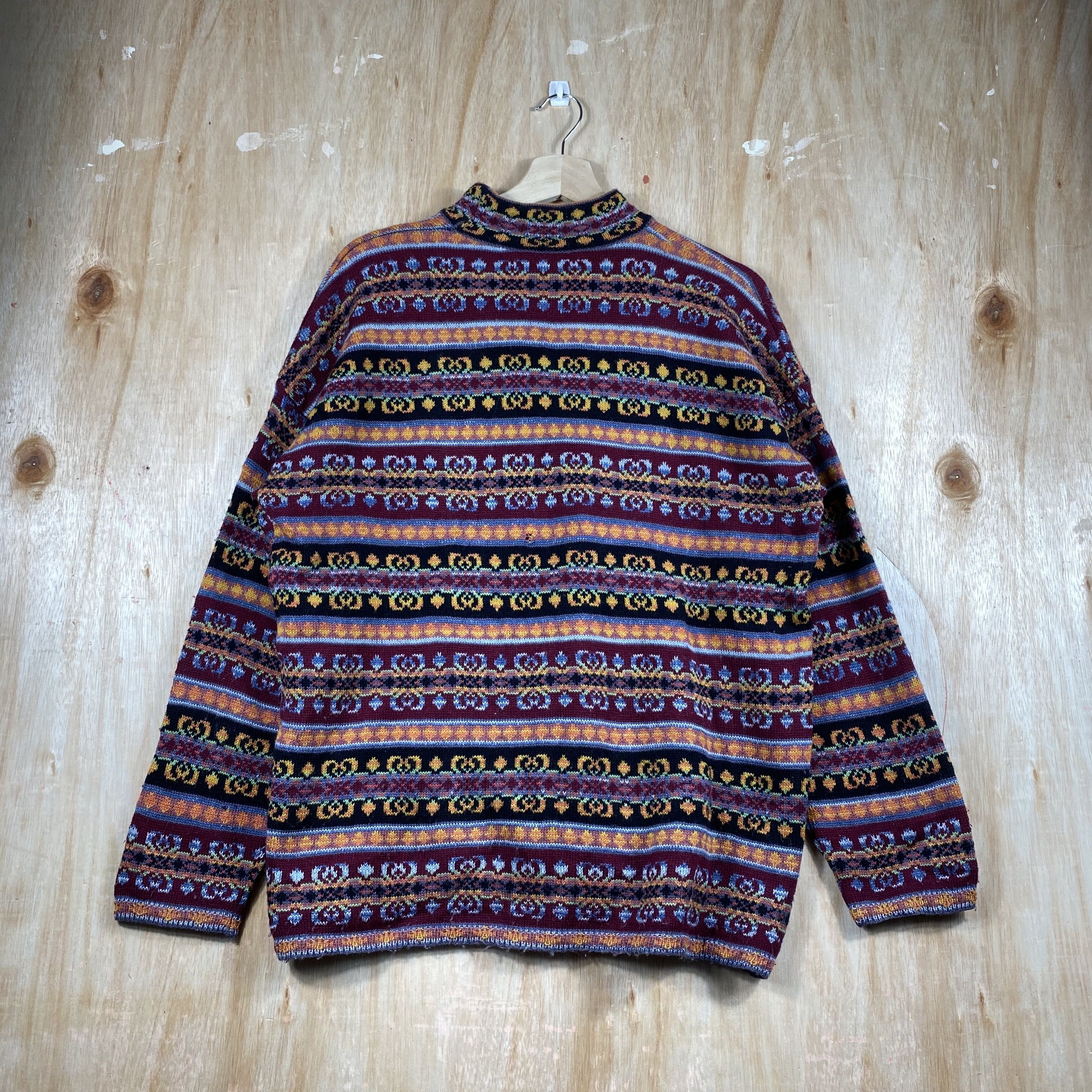 United Colors Of Benetton United Colors Of Benetton Multicolor Knitwear Size US M / EU 48-50 / 2 - 9 Thumbnail