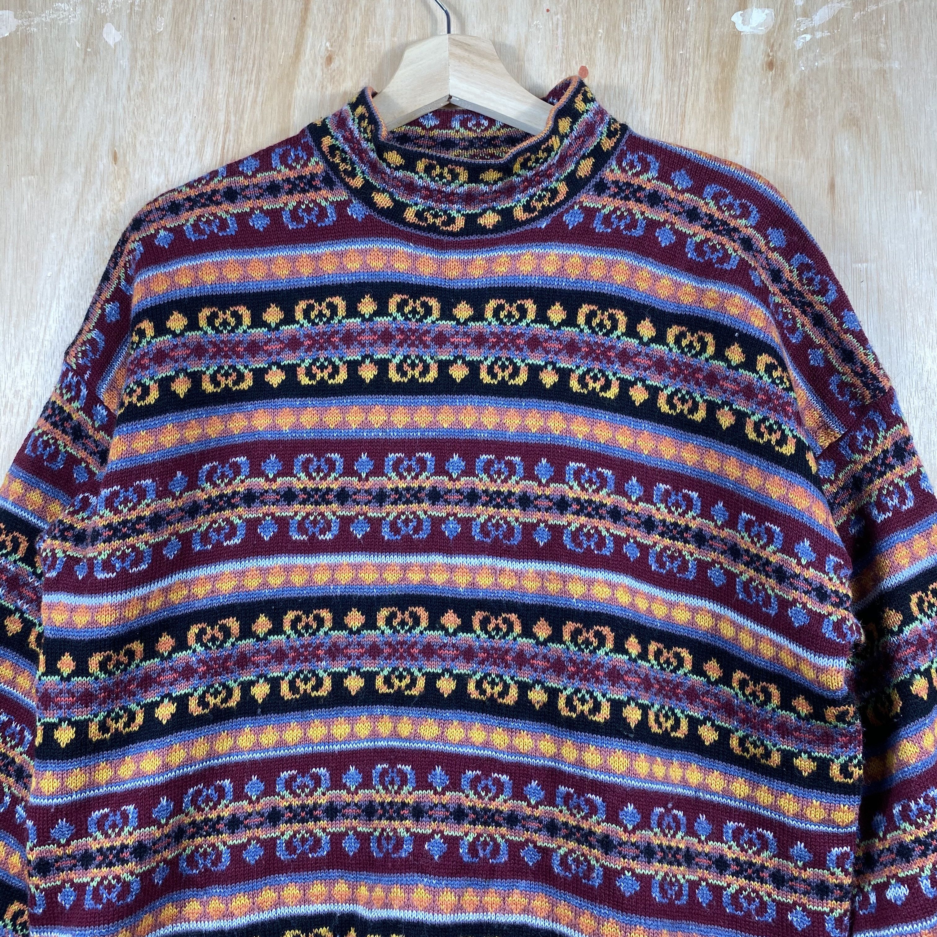 United Colors Of Benetton United Colors Of Benetton Multicolor Knitwear Size US M / EU 48-50 / 2 - 3 Thumbnail