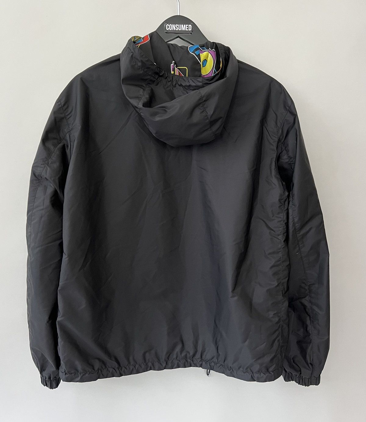 Prada Prada Black Cassette Print Reversible Jacket Size US S / EU 44-46 / 1 - 5 Thumbnail
