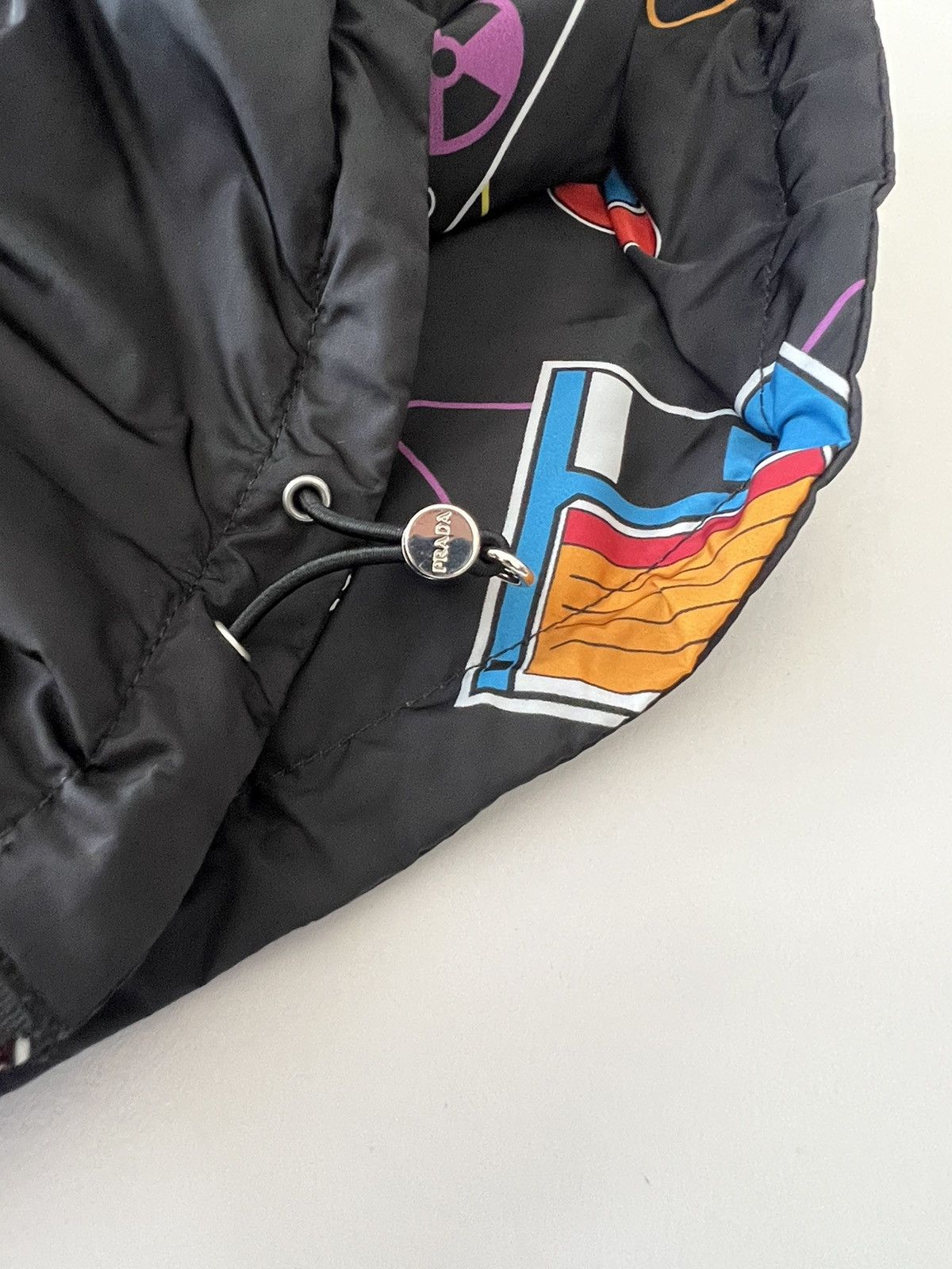 Prada Prada Black Cassette Print Reversible Jacket Size US S / EU 44-46 / 1 - 8 Thumbnail