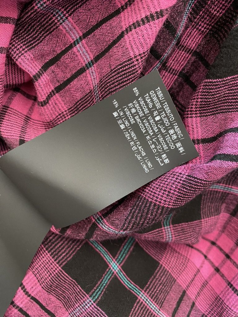 Saint Laurent Paris Saint Laurent Pink Check Shirt Size US S / EU 44-46 / 1 - 12 Thumbnail